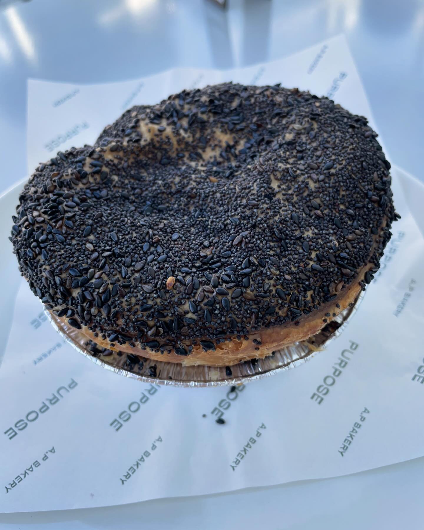 Warrigal greens and ricotta pie from @a.p.bread 

I finally had it, and it was delightful! Densely packed wilted warrigal greens and onion with a light but creamy ricotta filling. Think spanakopita meets palusami encased in airy flaky pastry, fantast