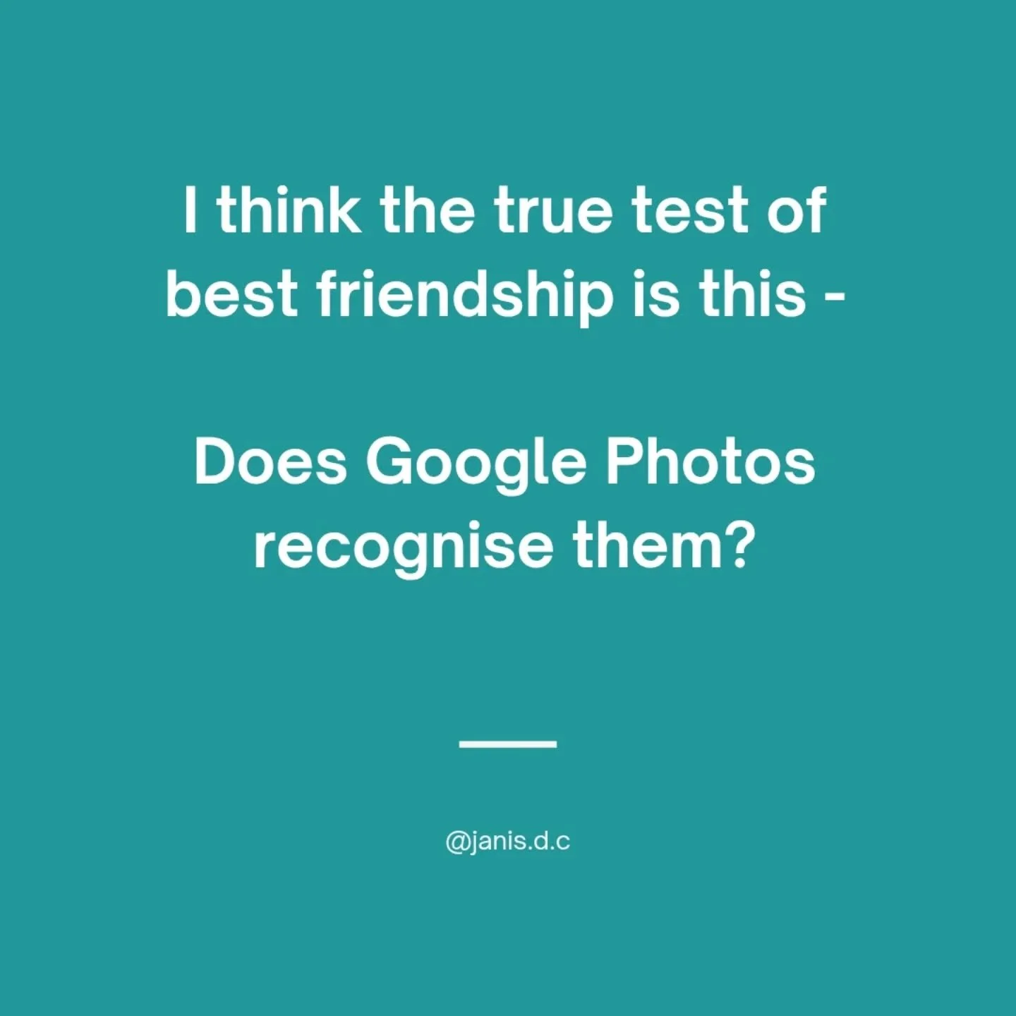 Cause my Google photos does recommend the most random people, and fail to find the faces of people I speak to most weeks.  Except for family it rarely recommends anyone who I have spoken to in the last month.

Also I don't know where do you live agai