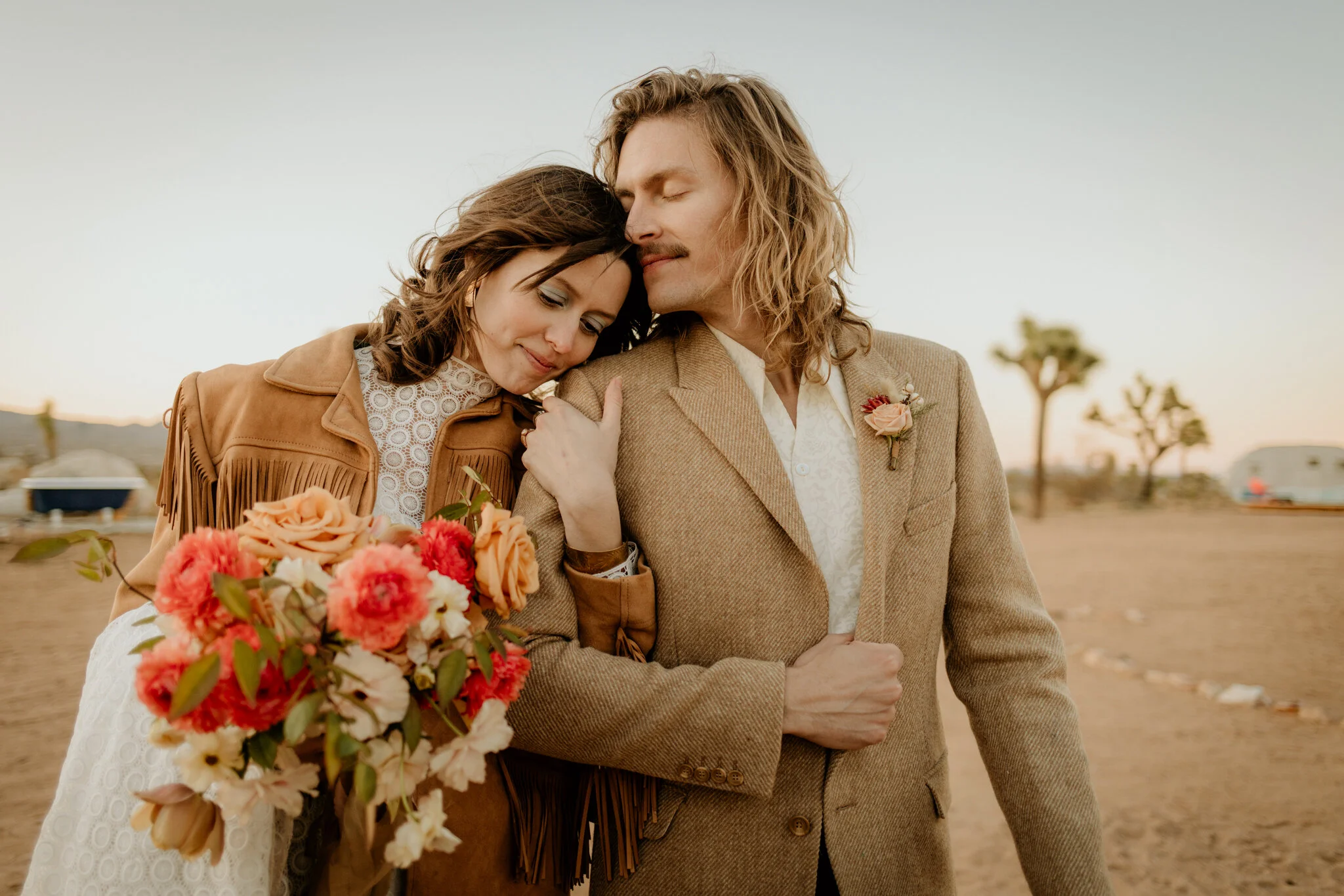 Katie + Joe // 70's Inspired Elopement