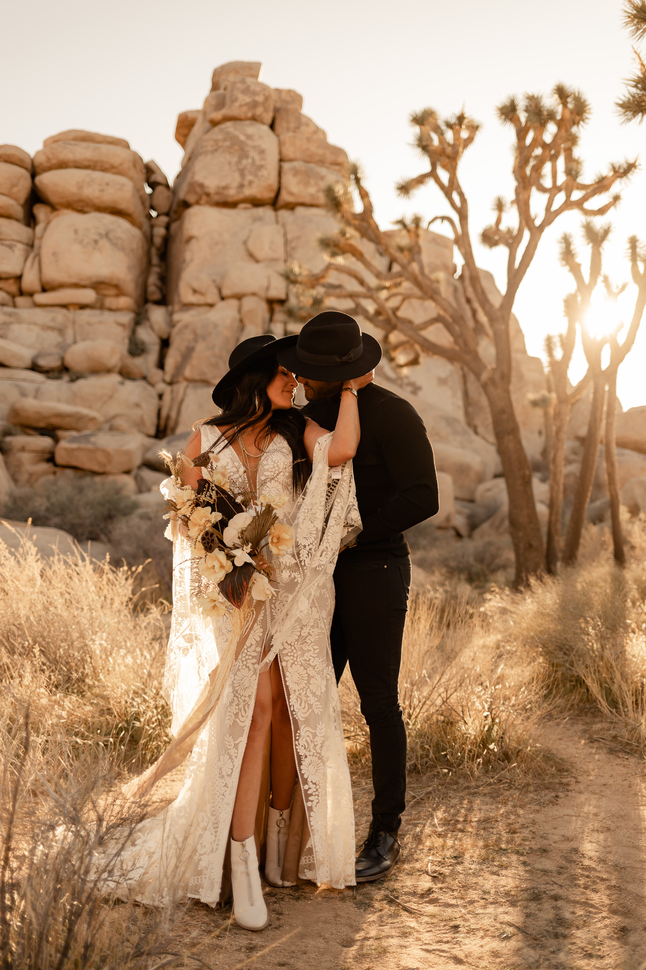 Danielle + Rodney // Boho Styled Elopement