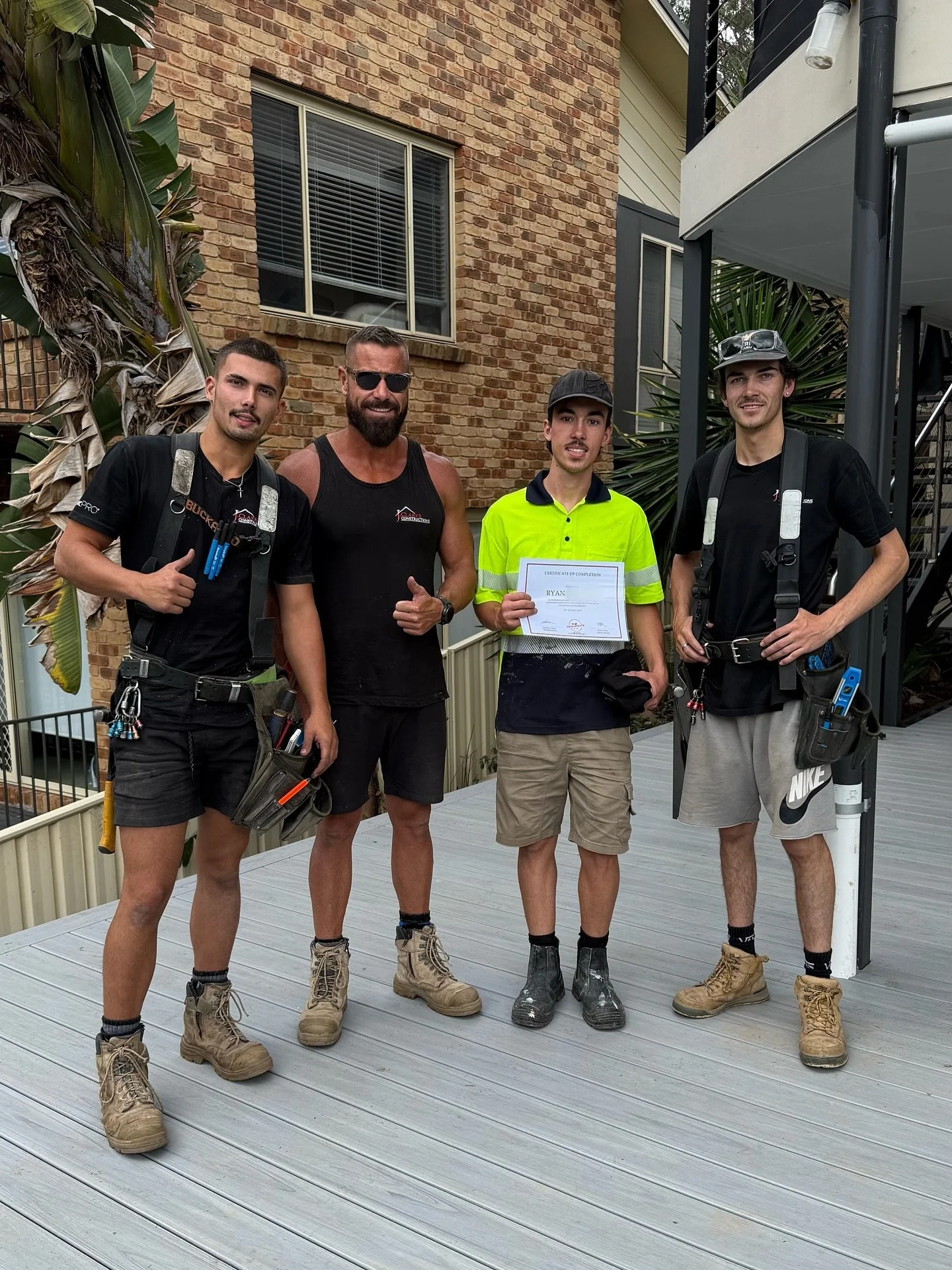 We’re a day early but tomorrow is Halloween…
Thanks for a great week, Ryan!
Our man Ryan was great to have onsite this week. He helped us finish up our Ourimbah job & tomorrow he’ll join us in Mannering Park as we start anoth