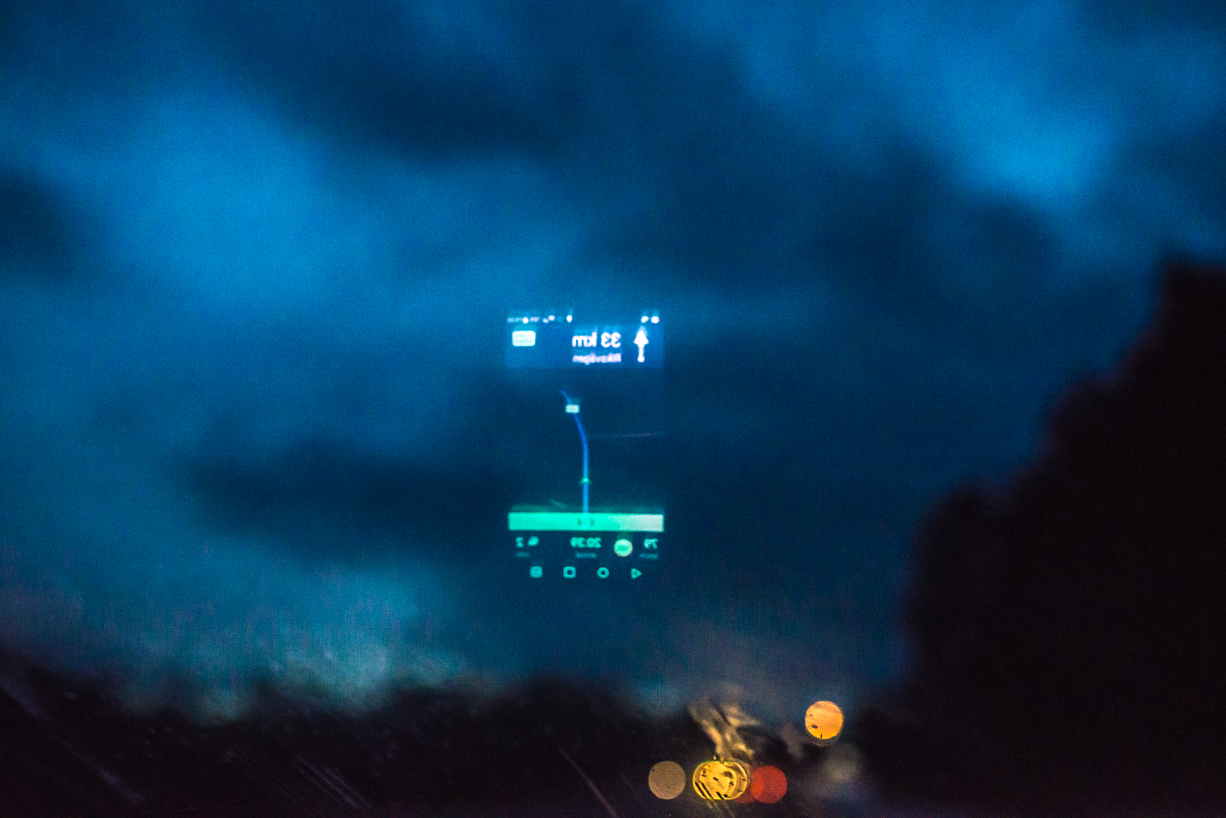 road trip on the arctic cycle gps reflection.JPG