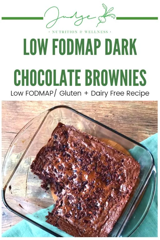 Low FODMAP Dark Chocolate Brownies — Gutivate
