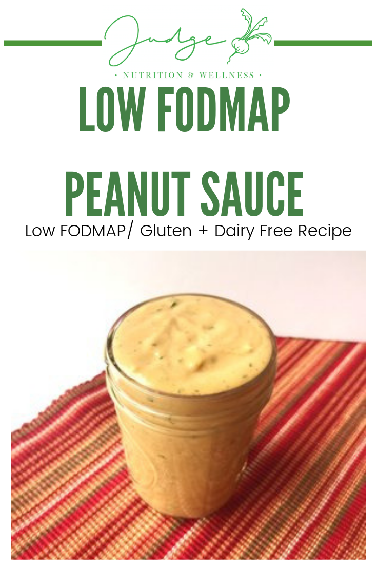 Low FODMAP Peanut Sauce — Gutivate