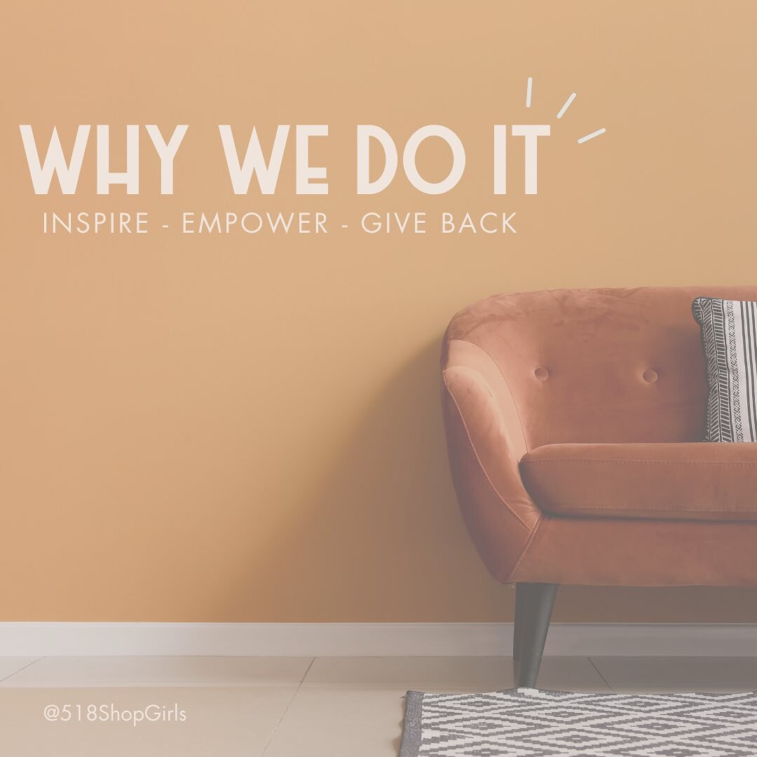 We want to INSPIRE you to find your own home &amp; fashion style, and EMPOWER you to embrace it! 

We think this concept should be accessible to everyone. Through our sales, events, and fundraising we will give back to our community and the people wi
