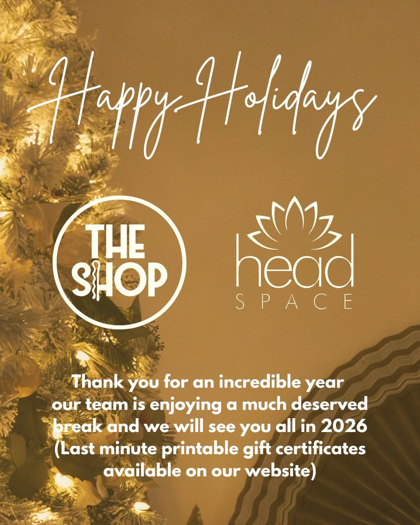We had an incredible year of great hair and relaxing headspa treatments. Thank you for choosing us to care for your hair, scalp &amp; soul ✨ because of you we have the best jobs on the market 🤍