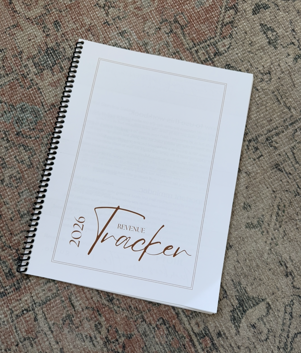 Mini workbook- 2026 Marketing Strategy & Revenue Tracker