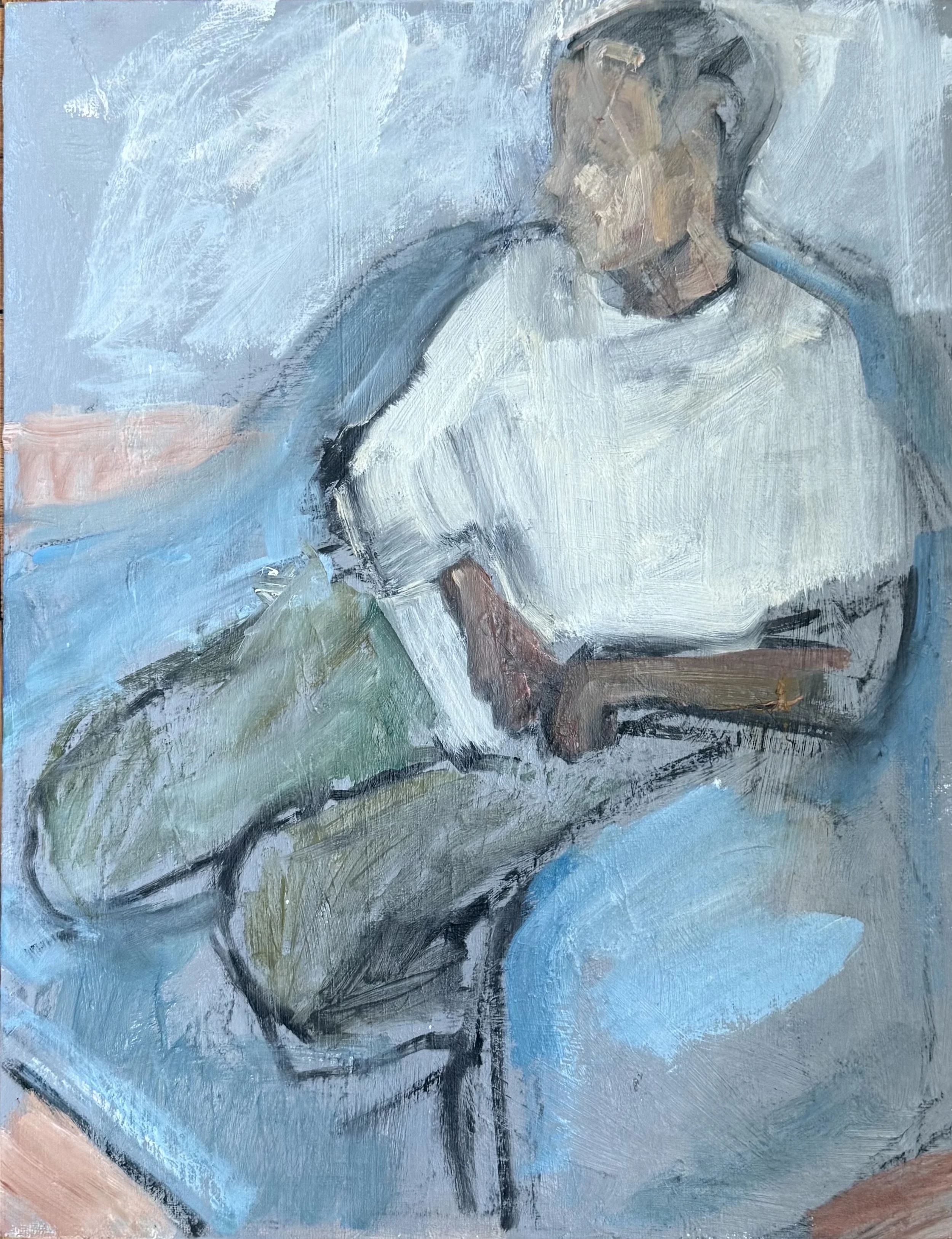 Ruby in the Blue Chair