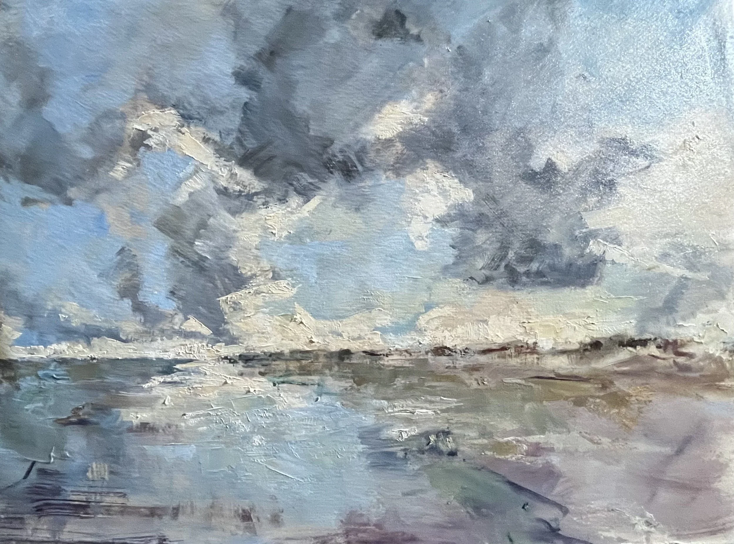 Hilton Head Summer Clouds-#2-Oil-On-Canvas-30 x 40 --2022.jpg