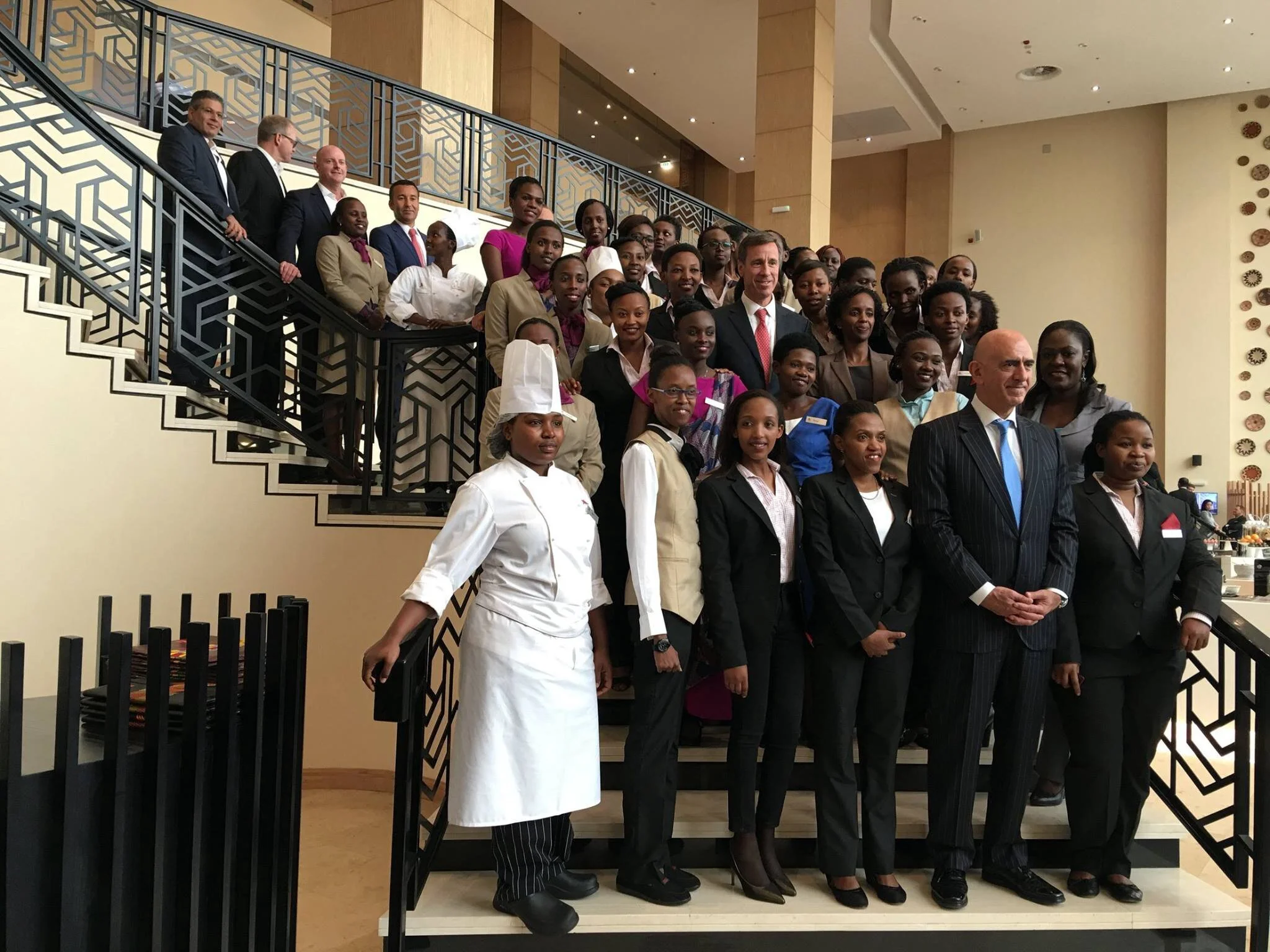 The Marriott Kigali Hotel Opens With Dozens of Akilah Grads on Staff