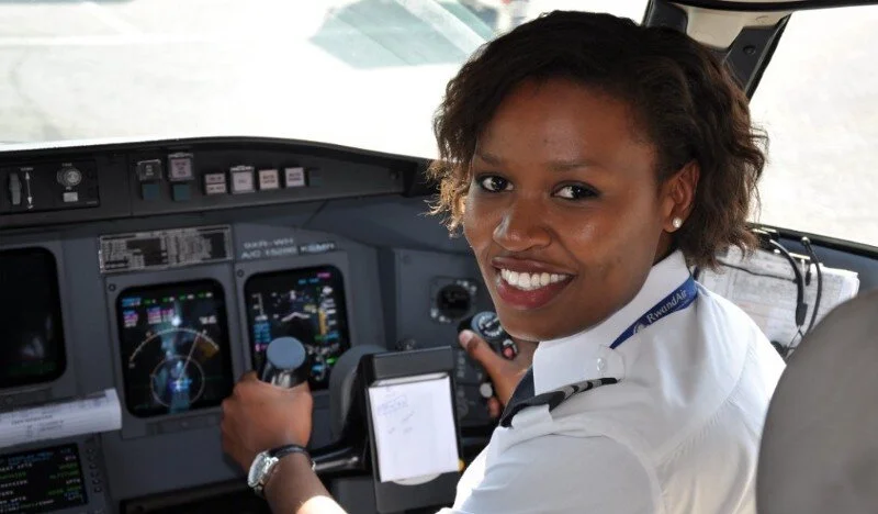 ‘I Live My Dream Every Day’ Says Rwanda’s First Female Commercial Pilot