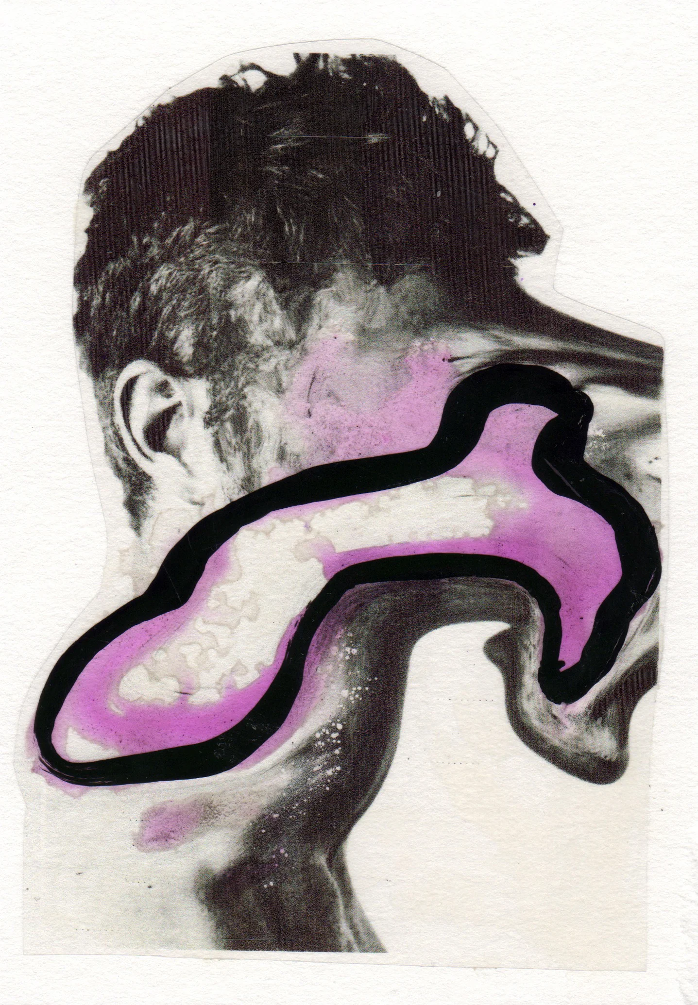 Circuit 2015 acrylic watercolor mylar archival ink and paper 5 x 7