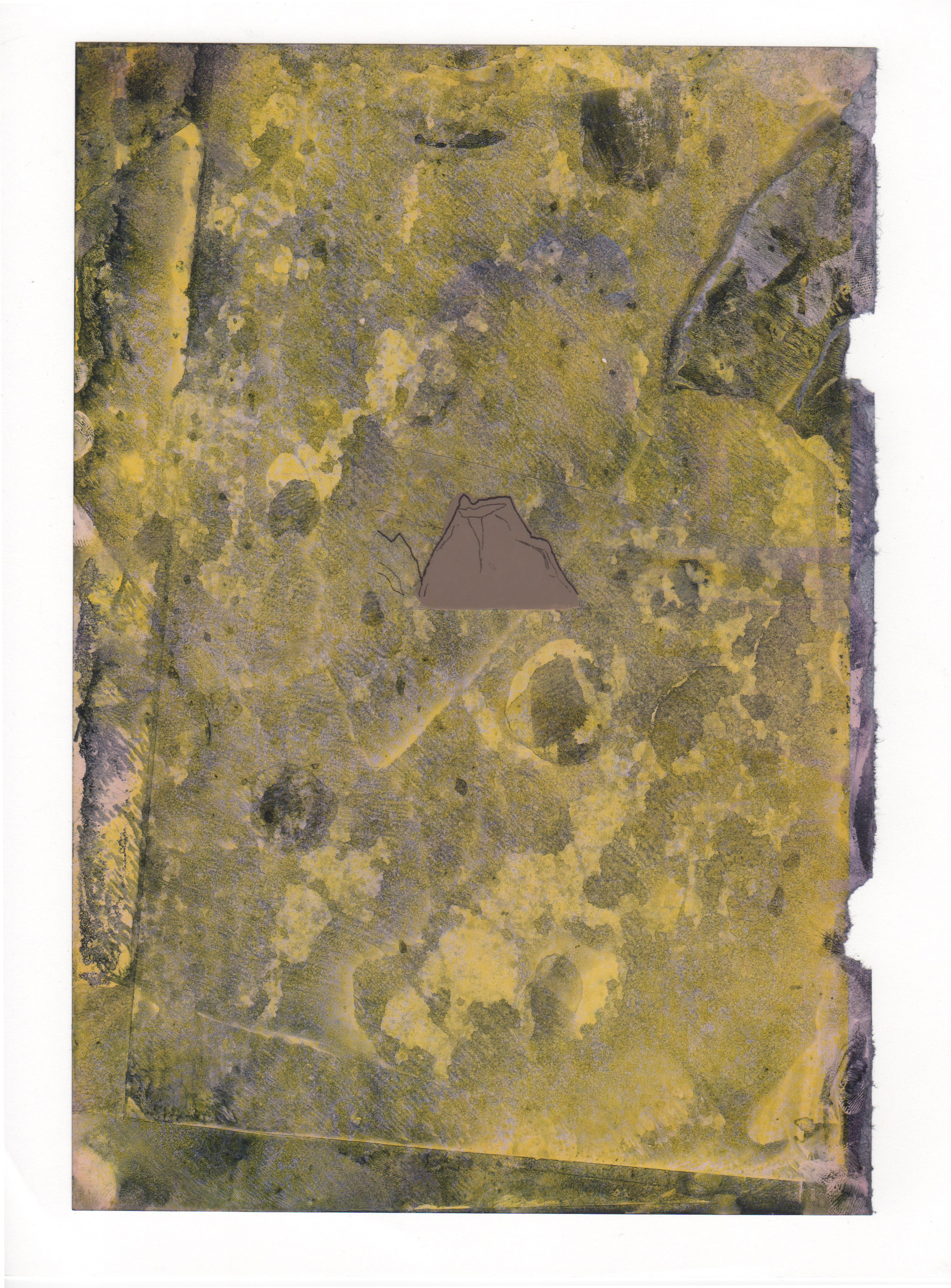 Crawfish Mound 2015 acrylic mylar archival ink and paper 8 5 x 11