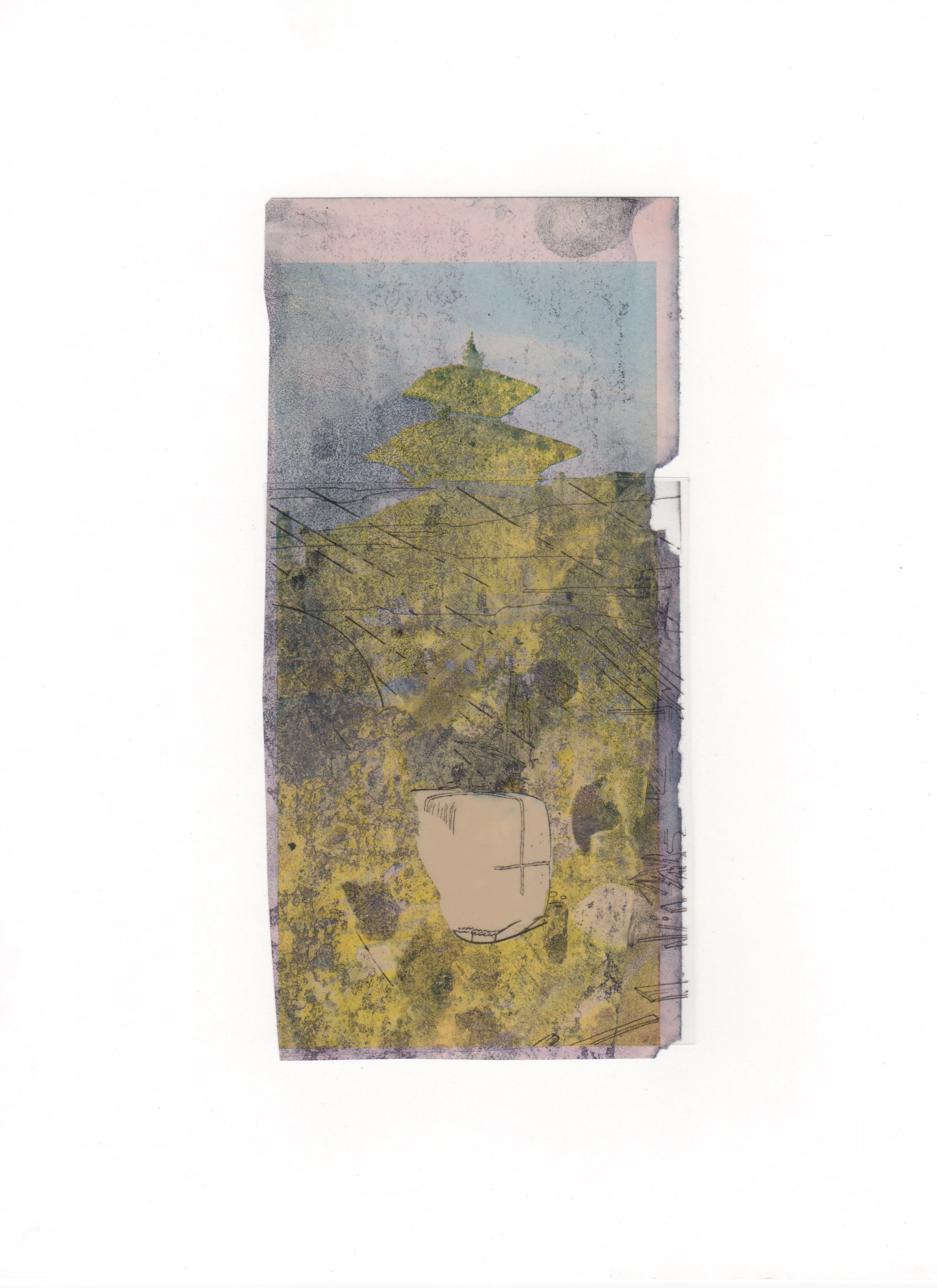 Parcel 2015 acrylic mylar archival ink and paper 8 5 x 11