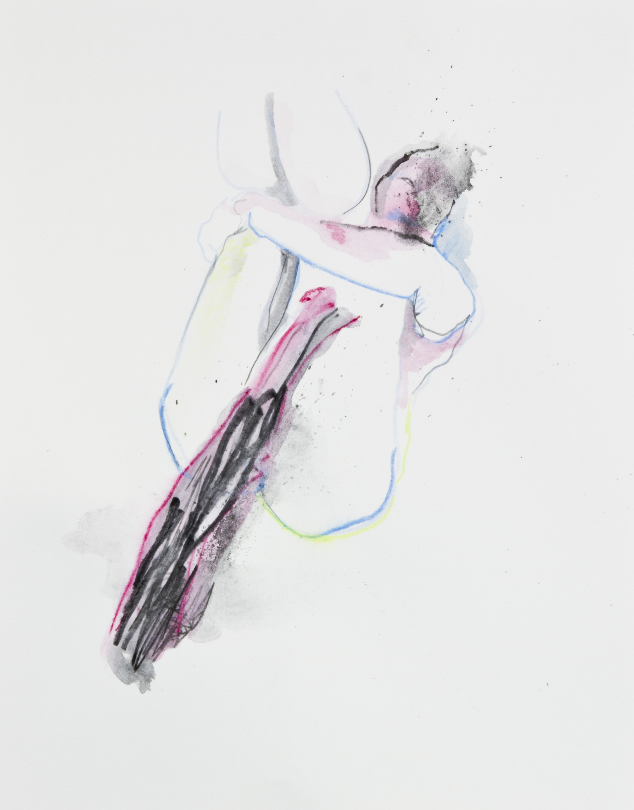 Void Drawers, 2013, graphite, crayon and watercolor pencil on paper, 11x14 inches