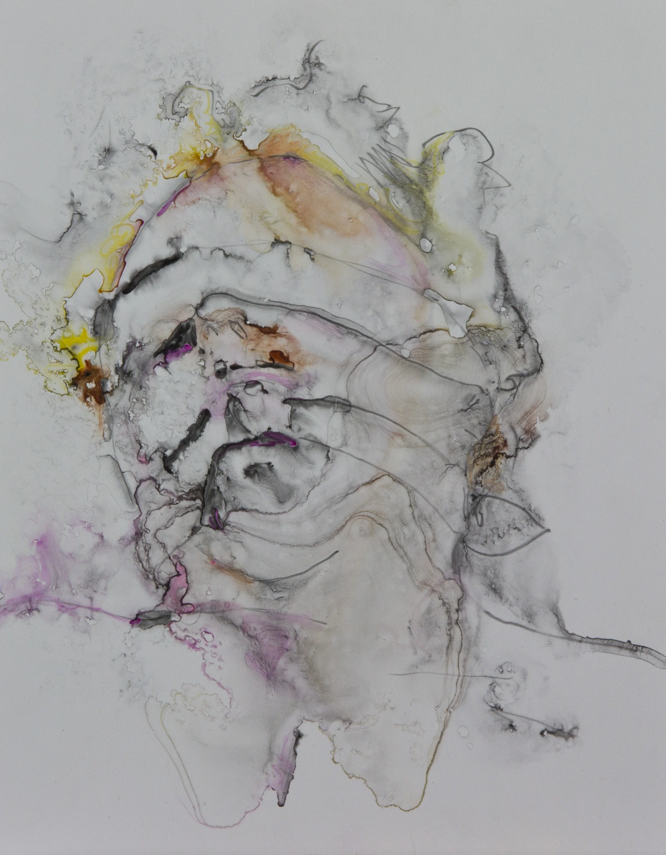If You Can Give It I Can Take It, 2011, watercolor on polypropylene, 11x14 inches