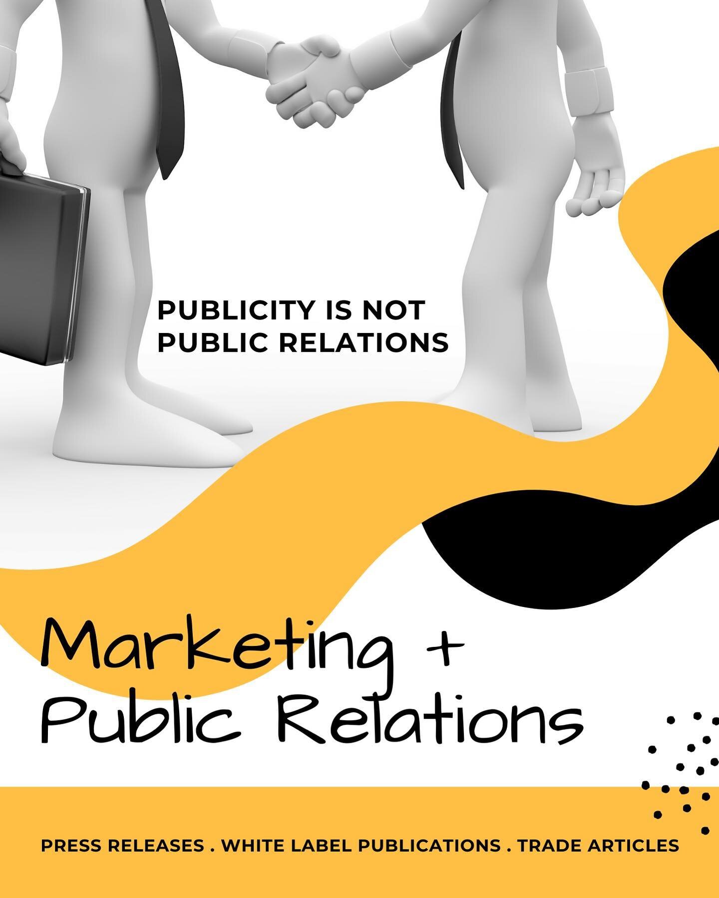 💡Publicity is not public relations.

How often have you read a news article that profoundly influenced your thinking, or clicked through to an interesting tidbit promising to satisfy your natural curiosity with a unique twist on the latest celebrity