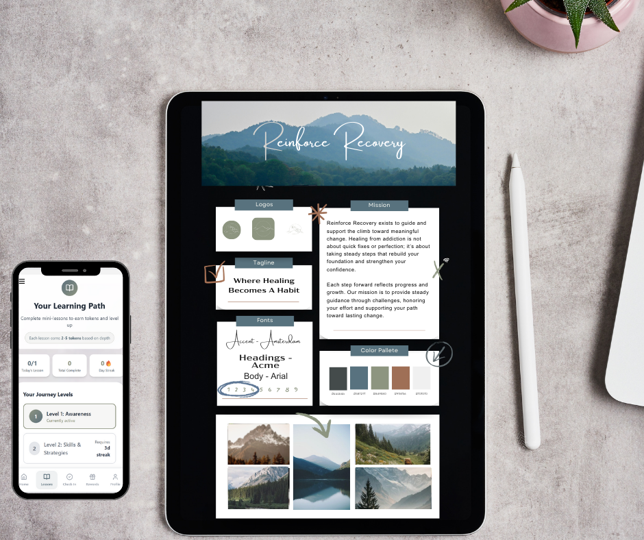 VisionSalesConsulting.com Reinforce Recovery APP Brand