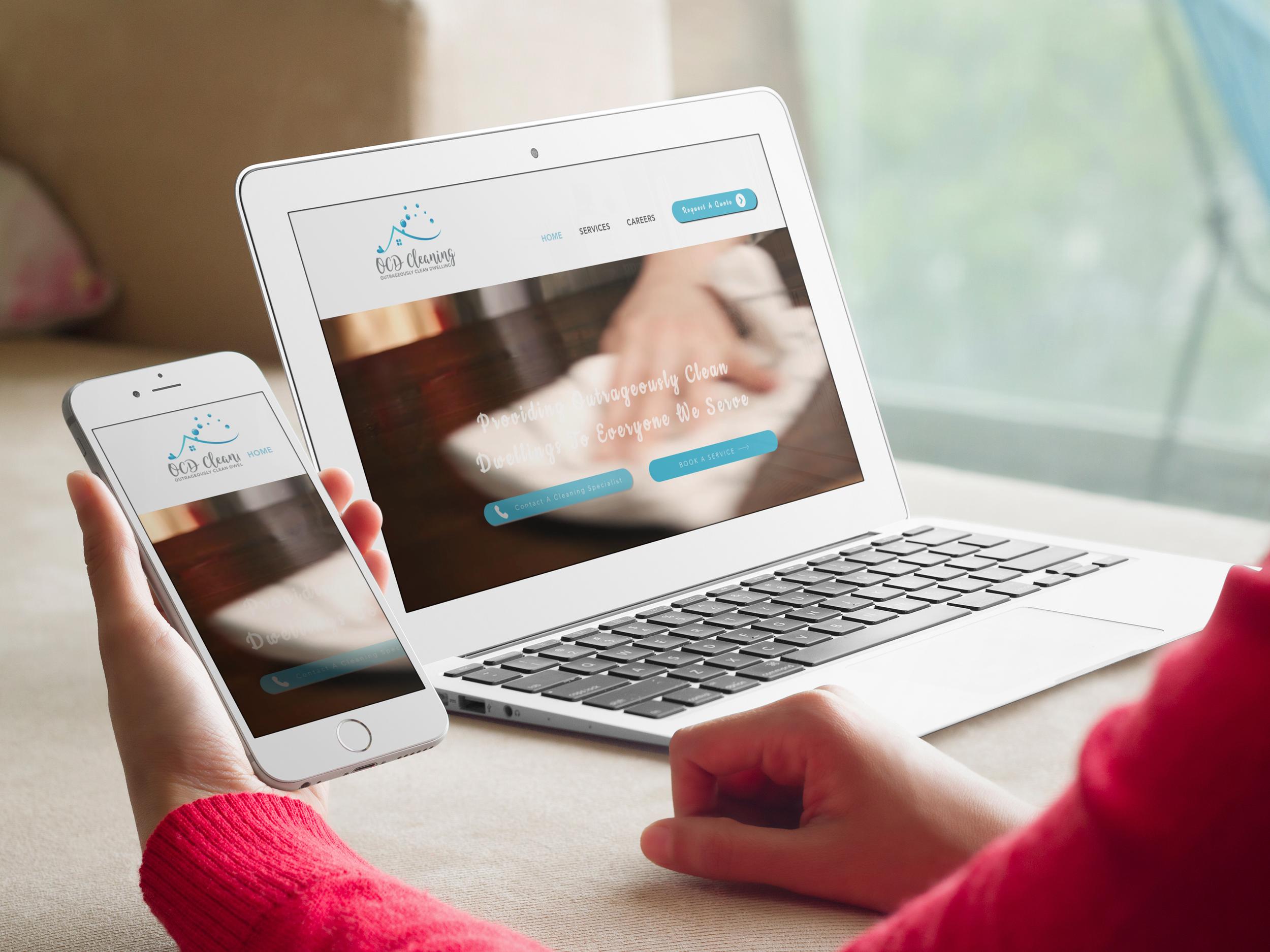 VisionSales Consulting OCD Cleaning Website