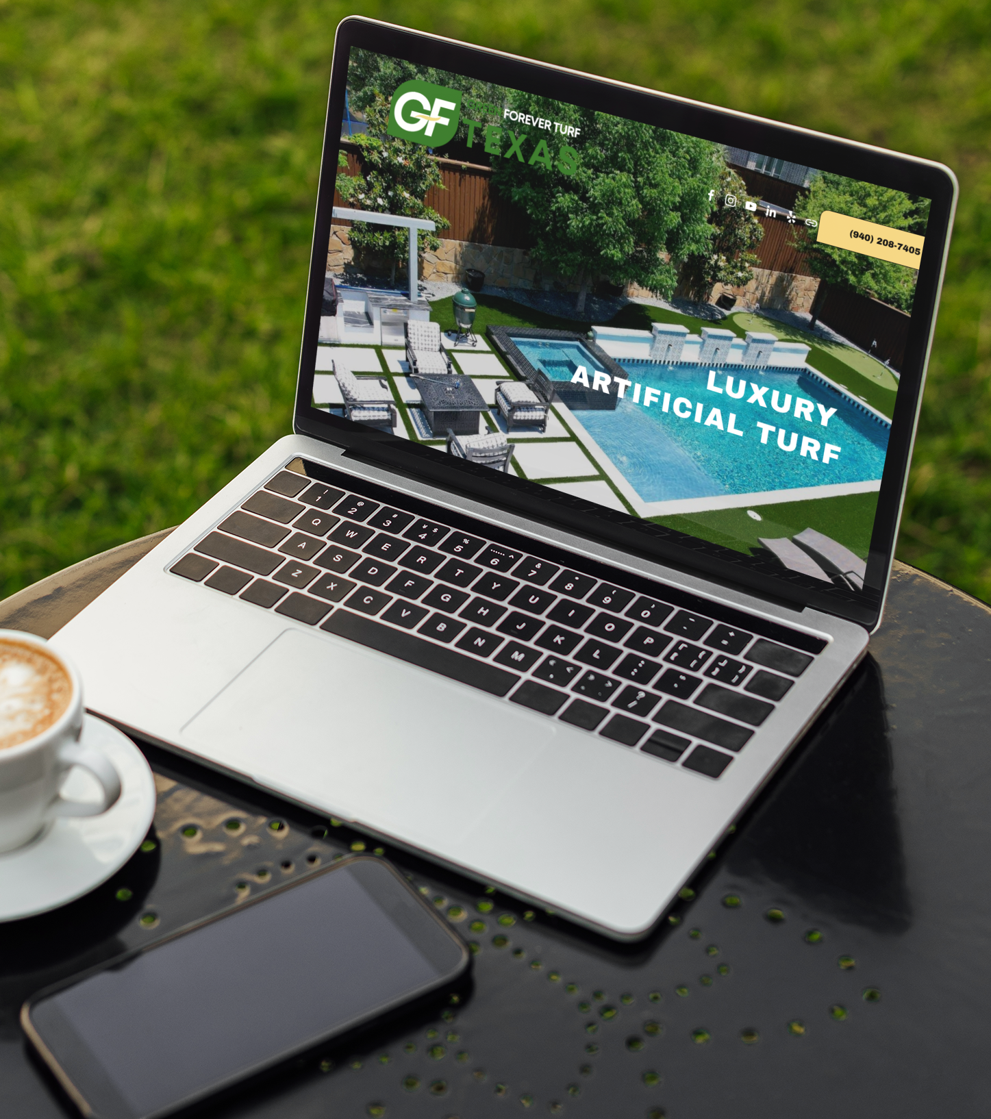 VisionSales Consulting - Greenforever Turf Website Project.