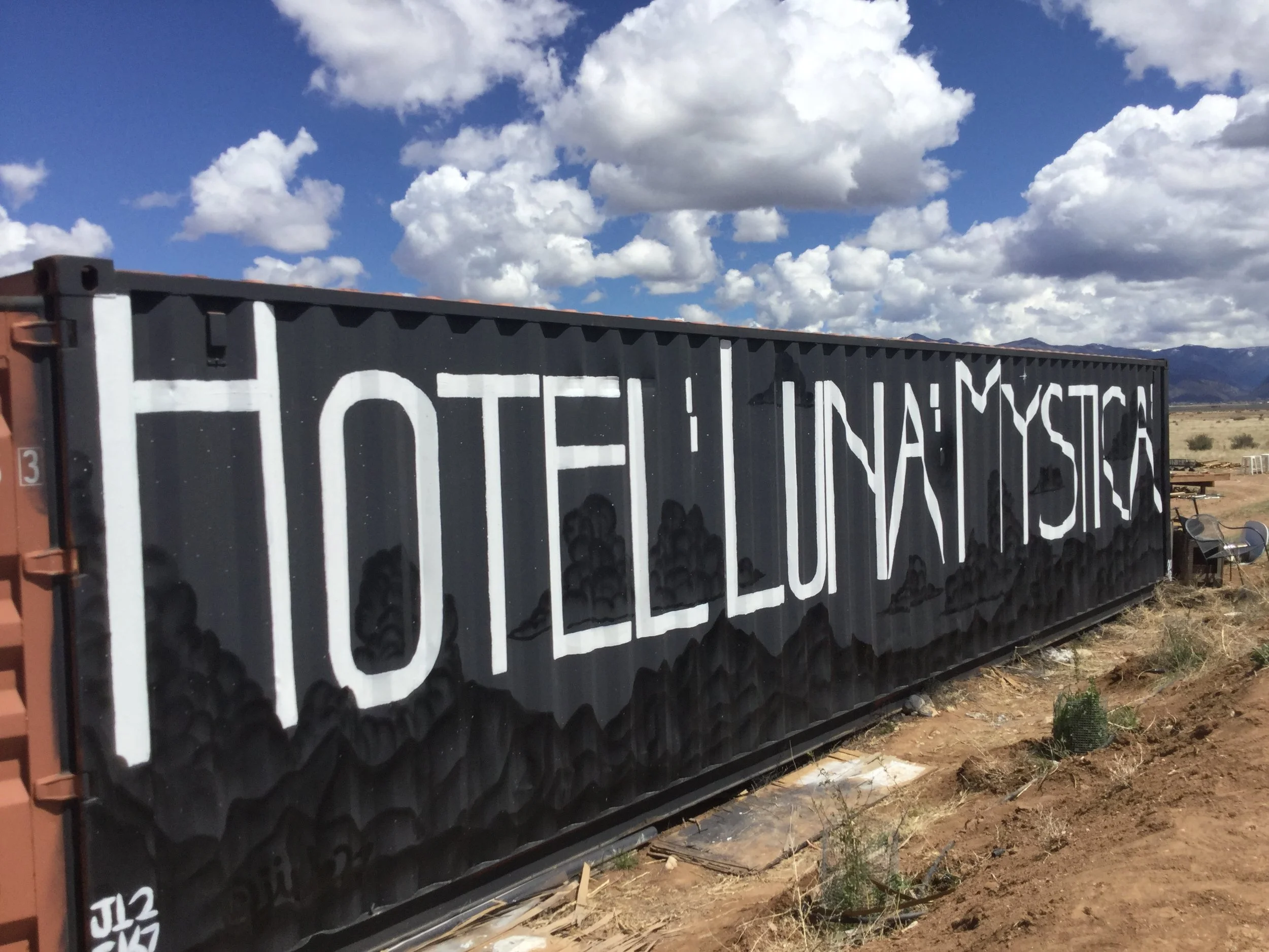 Hotel Luna Mystica Sign Taos, NM 2018
