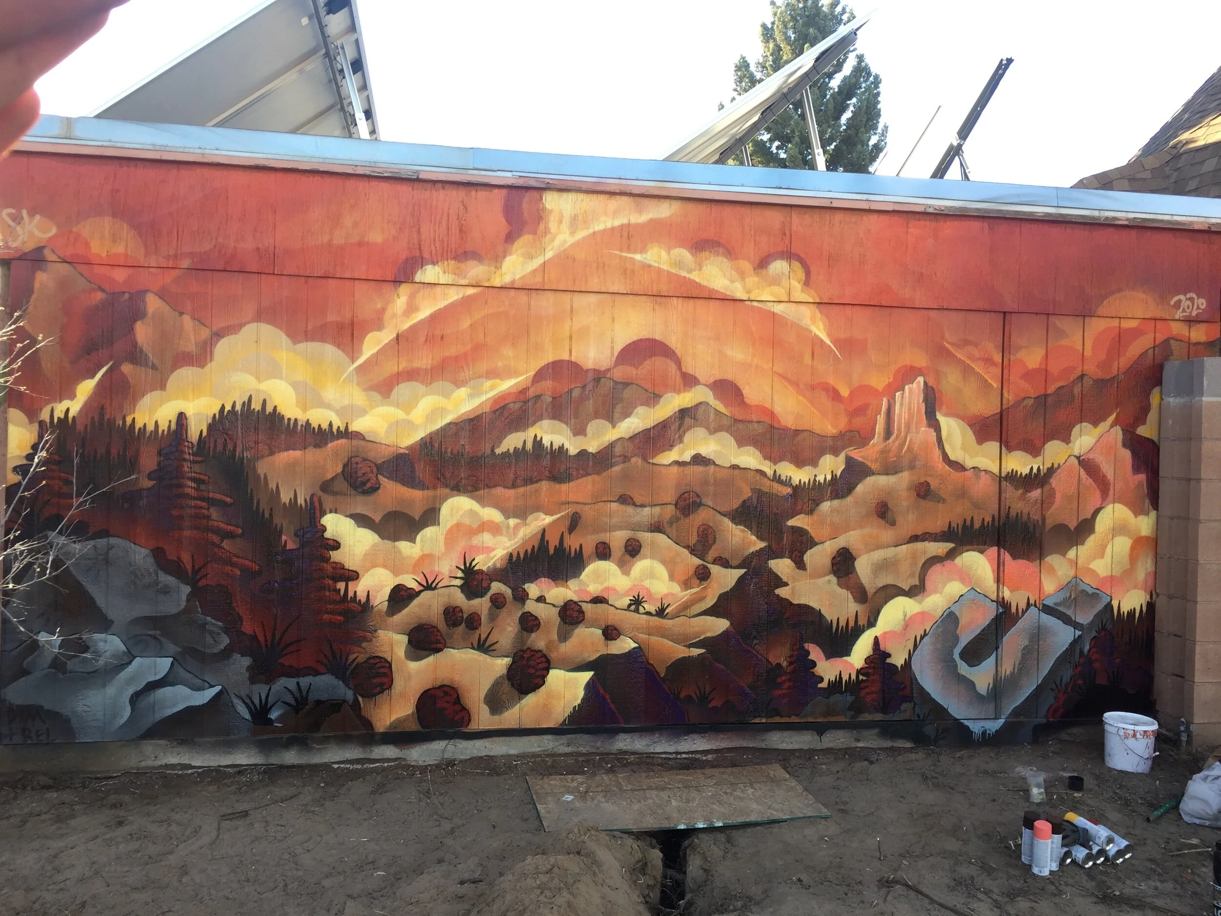 ABQ, NM 2020 Private mural 