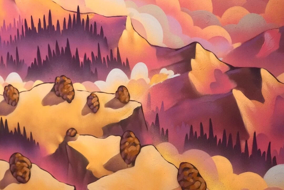 Indoor Mural done for The Arq in ABQ