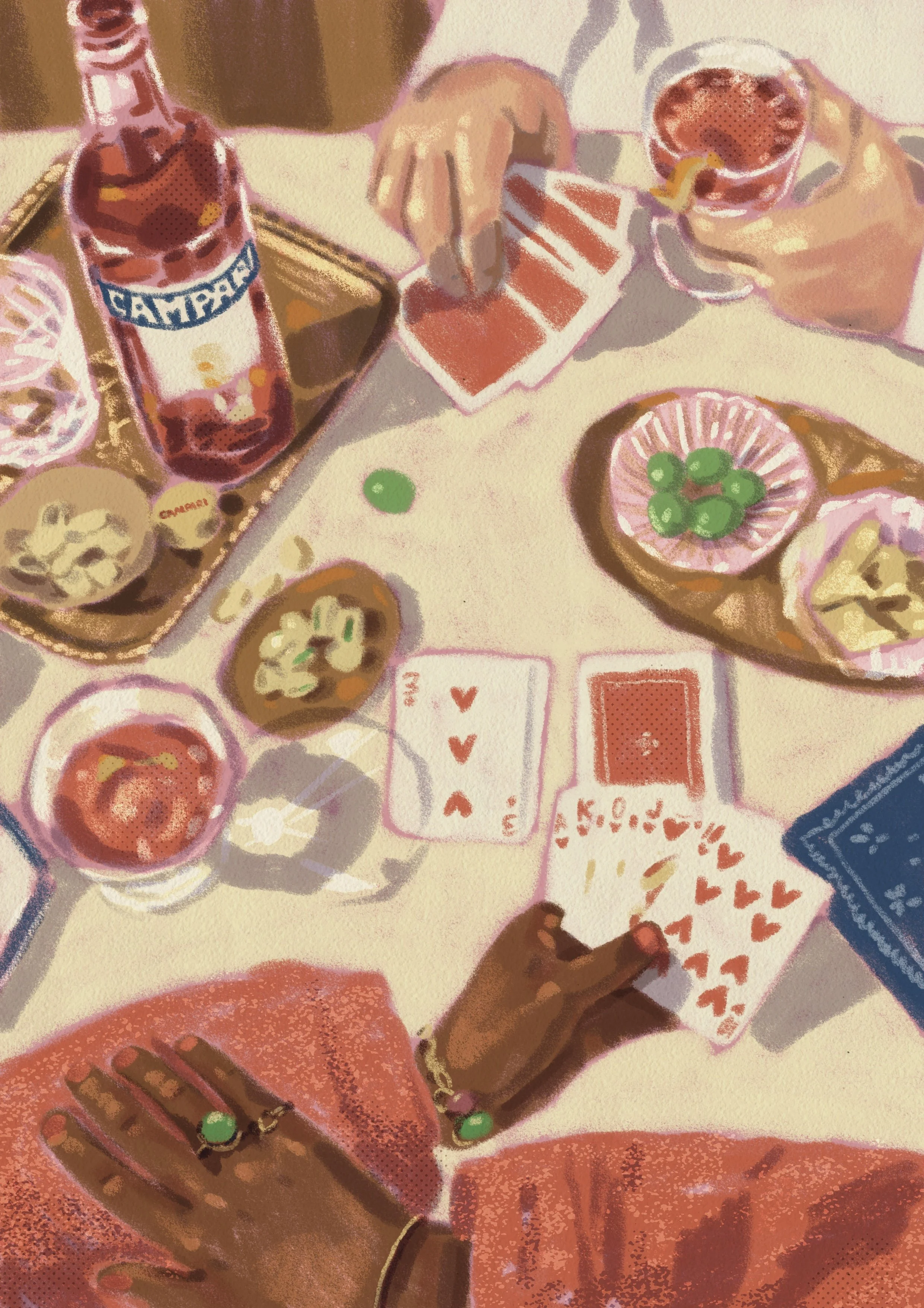 Speculative Campari Spritz Advert Illustration