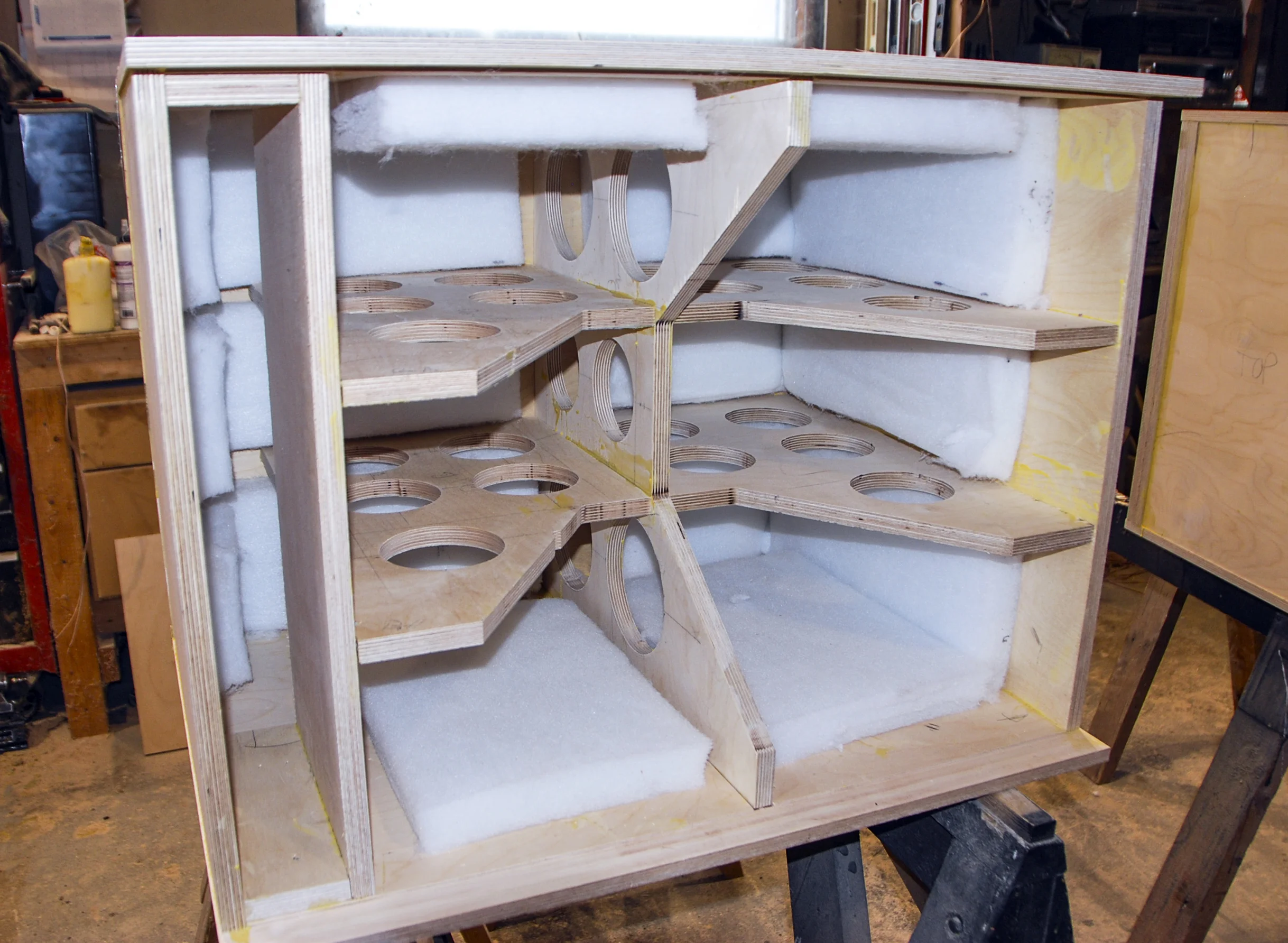 RCF subwoofer in-progress