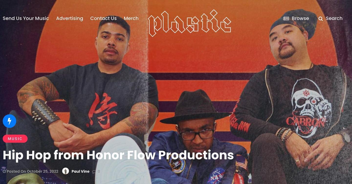 &quot;Cruise Control&quot; still rollin' worldwide ya'll... Thank you @plasticmgzn in the UK!

&quot;Hailing from Los Angeles, California, Honor Flow Productions is a rising hip hop group comprised of producer and vocalist DJ Chuck &ldquo;thE oLd Sou