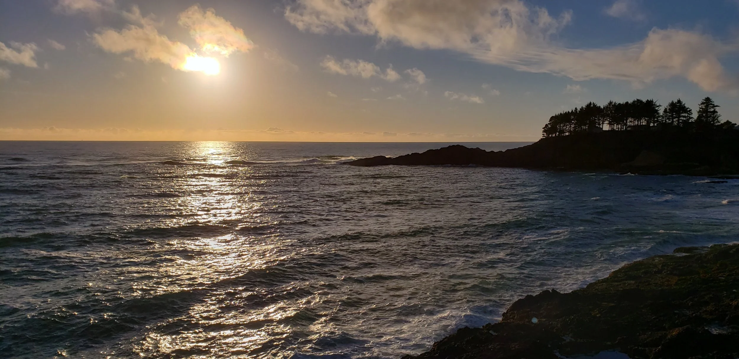 Sunset at Depoe Bay