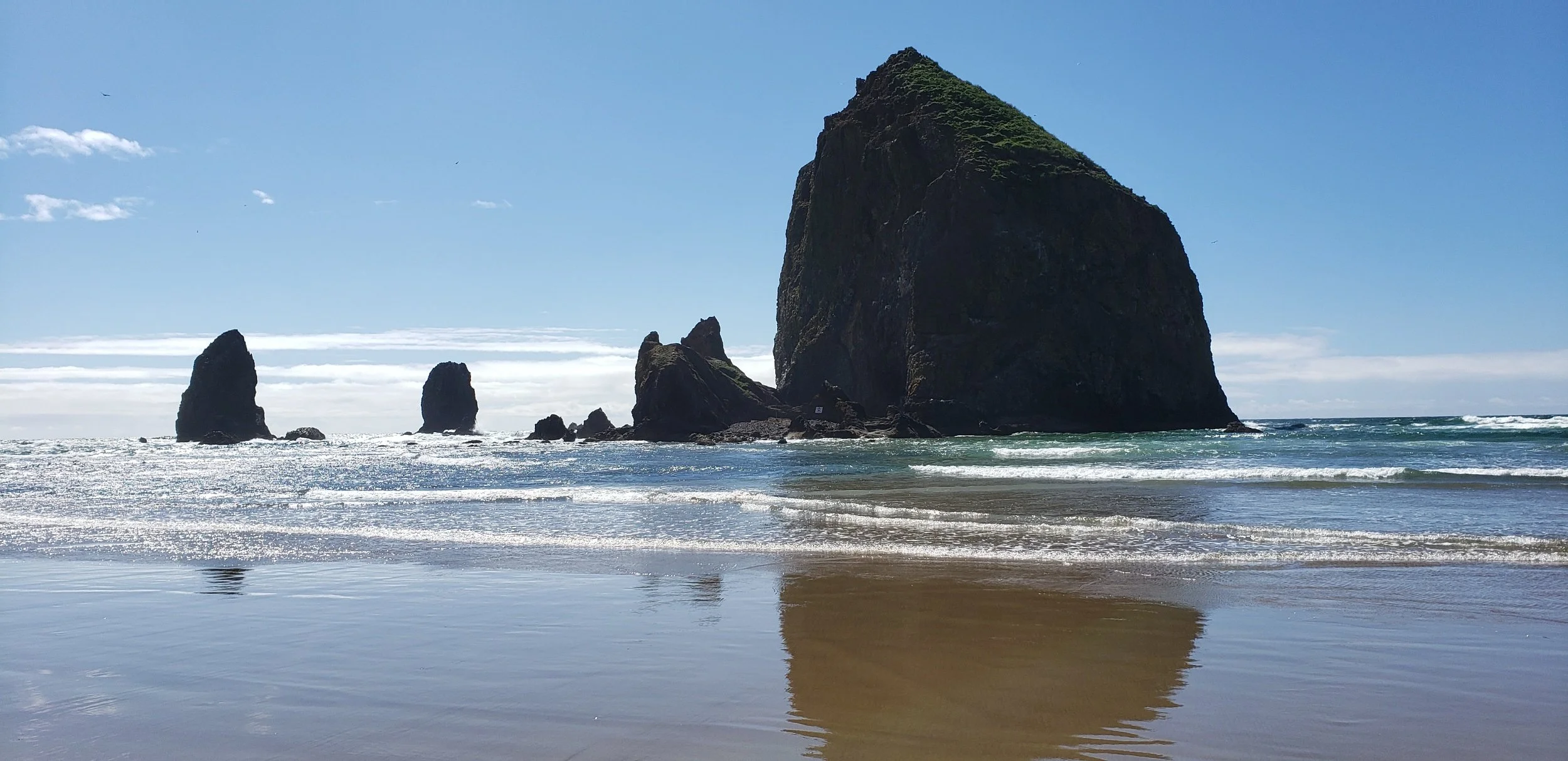 Haystack rock at Cannon beach