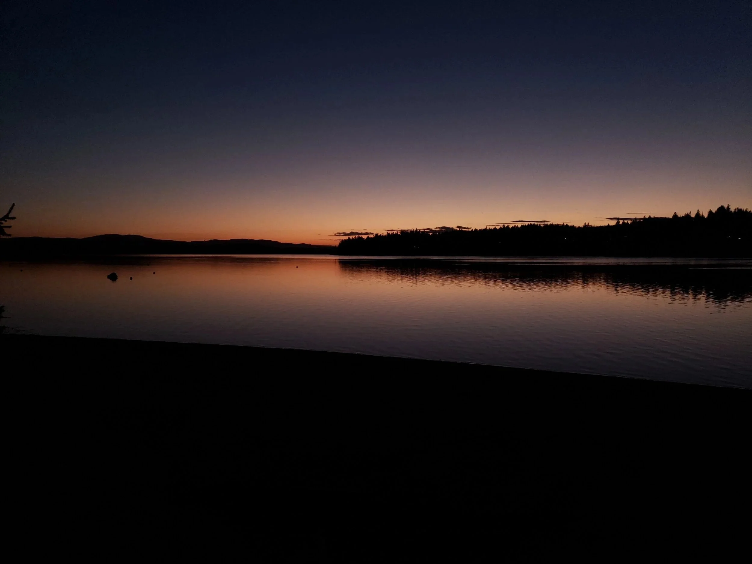 Sunset at Steamboat Island