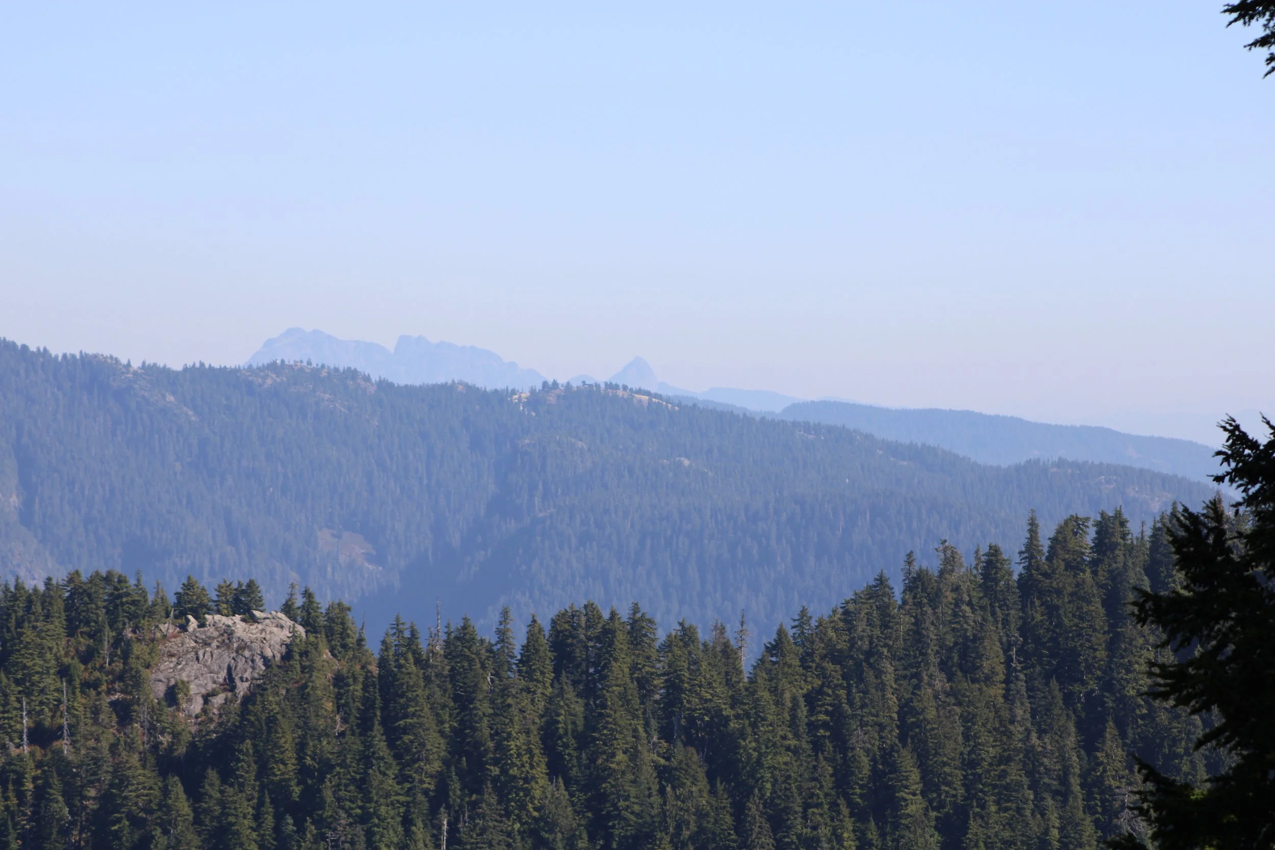 Views of surrounding mountains