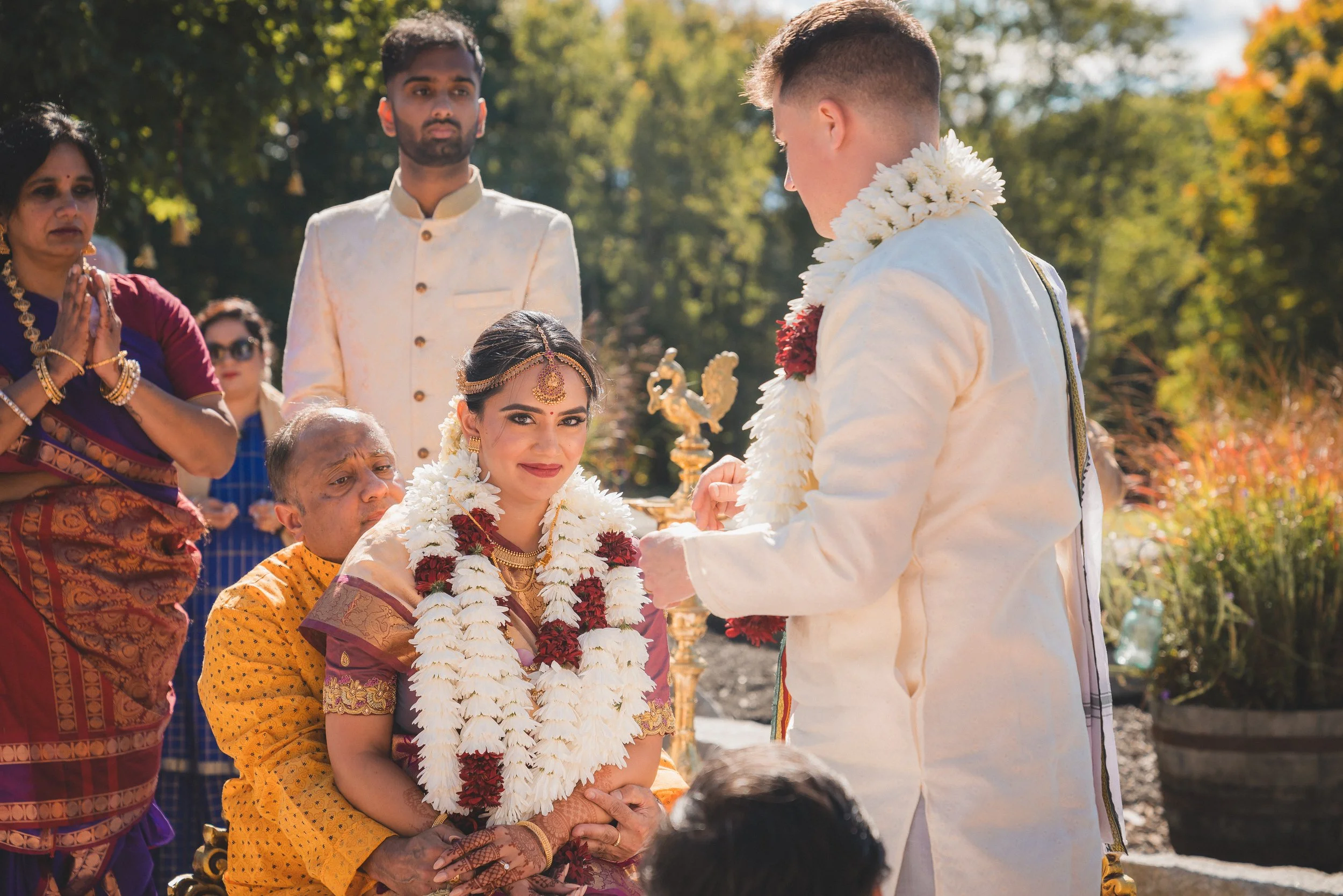 Shreya & Liam/ HBedard Photography — The Barn at Powder Major's Farm