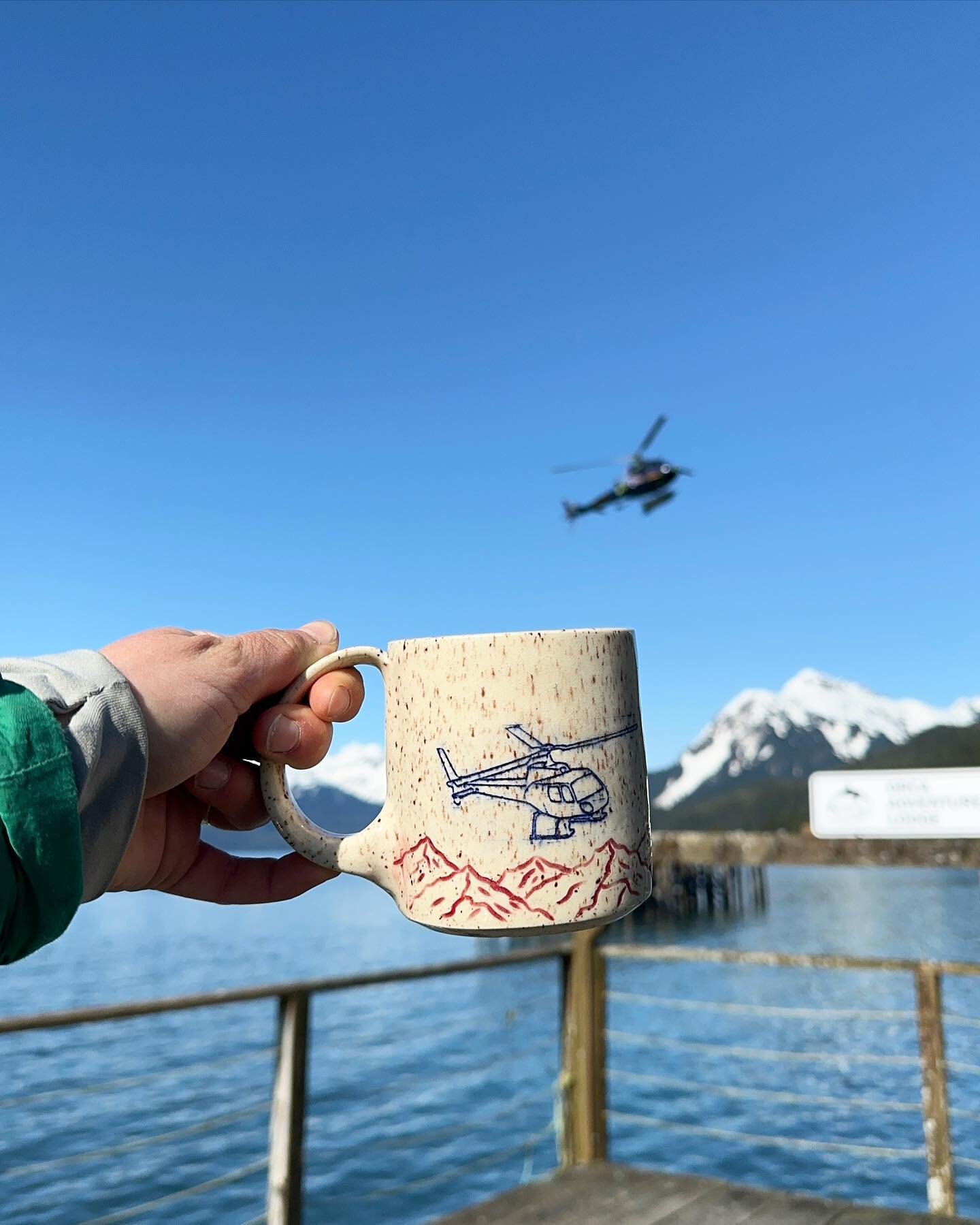 Getting spoiled by the incredible week of really good weather in Cordova, AK visiting @pointsnorthheli and seeing @mattbyheli do his thing!