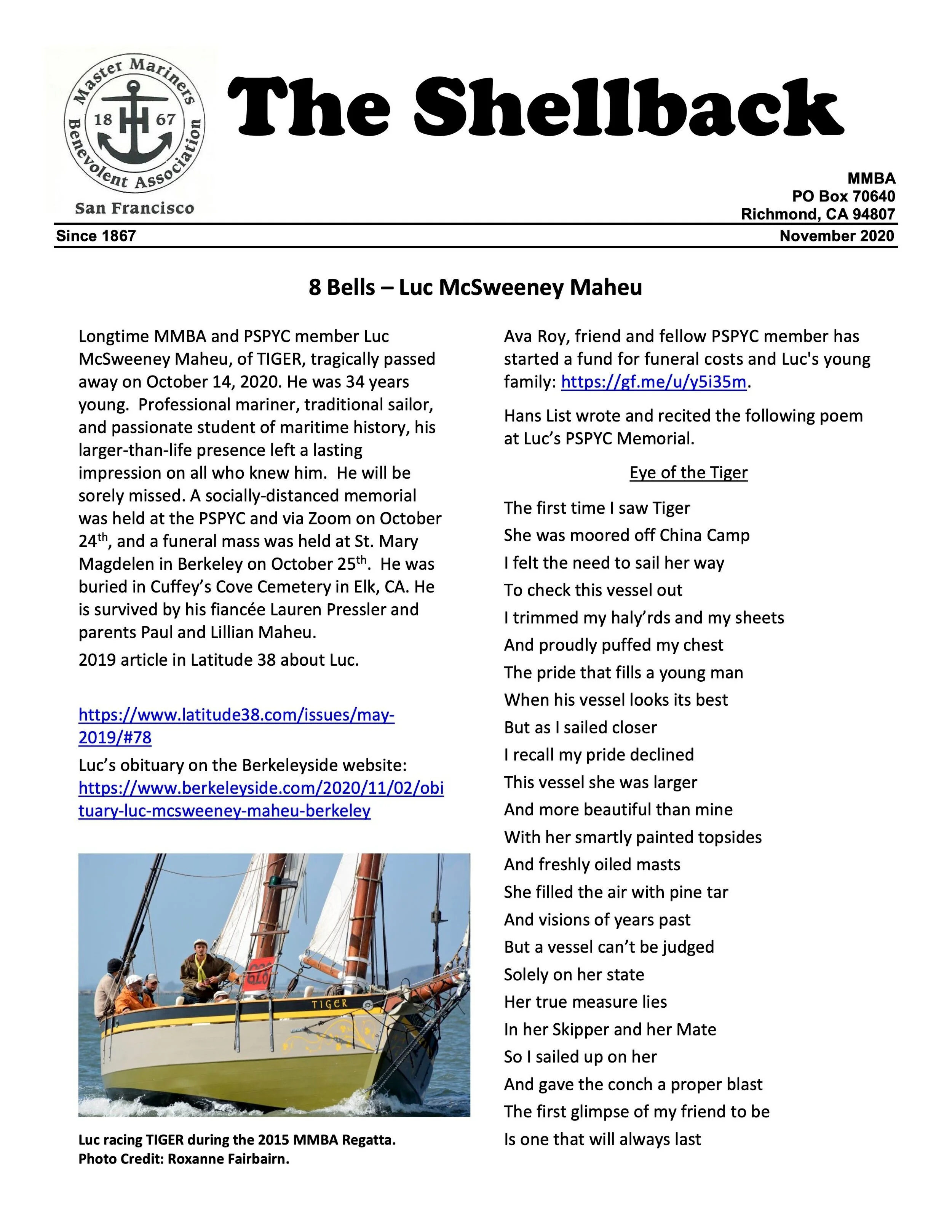 NOVEMBER SHELLBACK IS HERE!