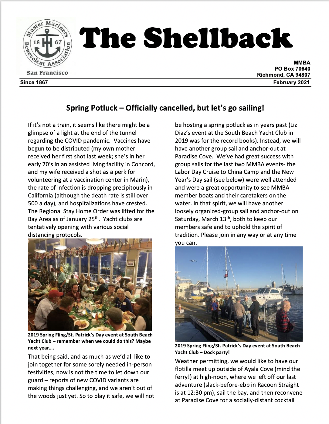 The February Shellback is Here!