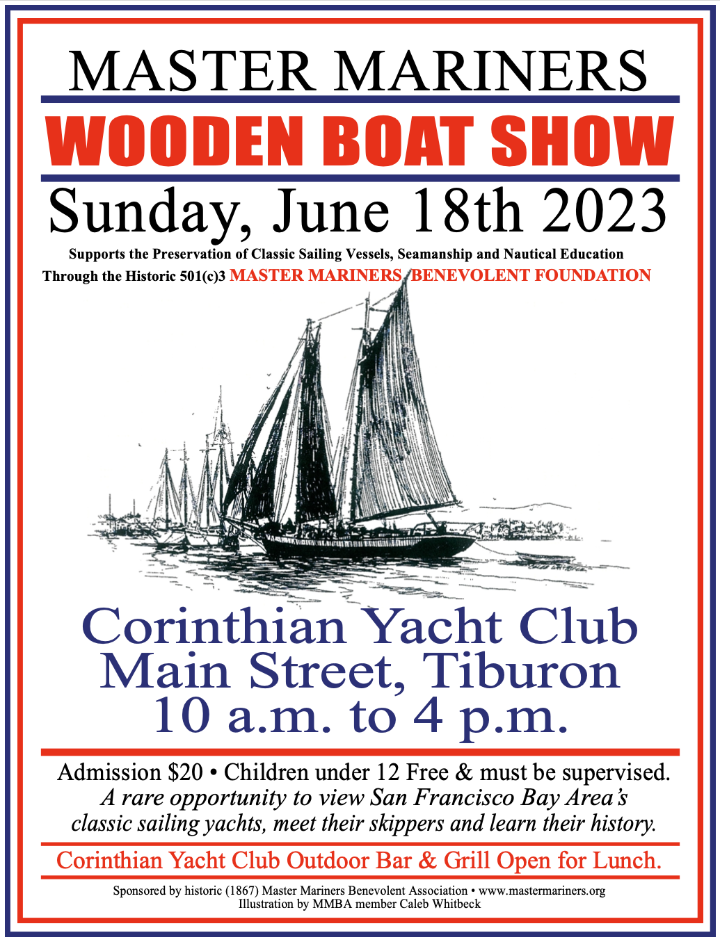 2023 MMBA Wooden Boat Show is Sunday, June 18th!