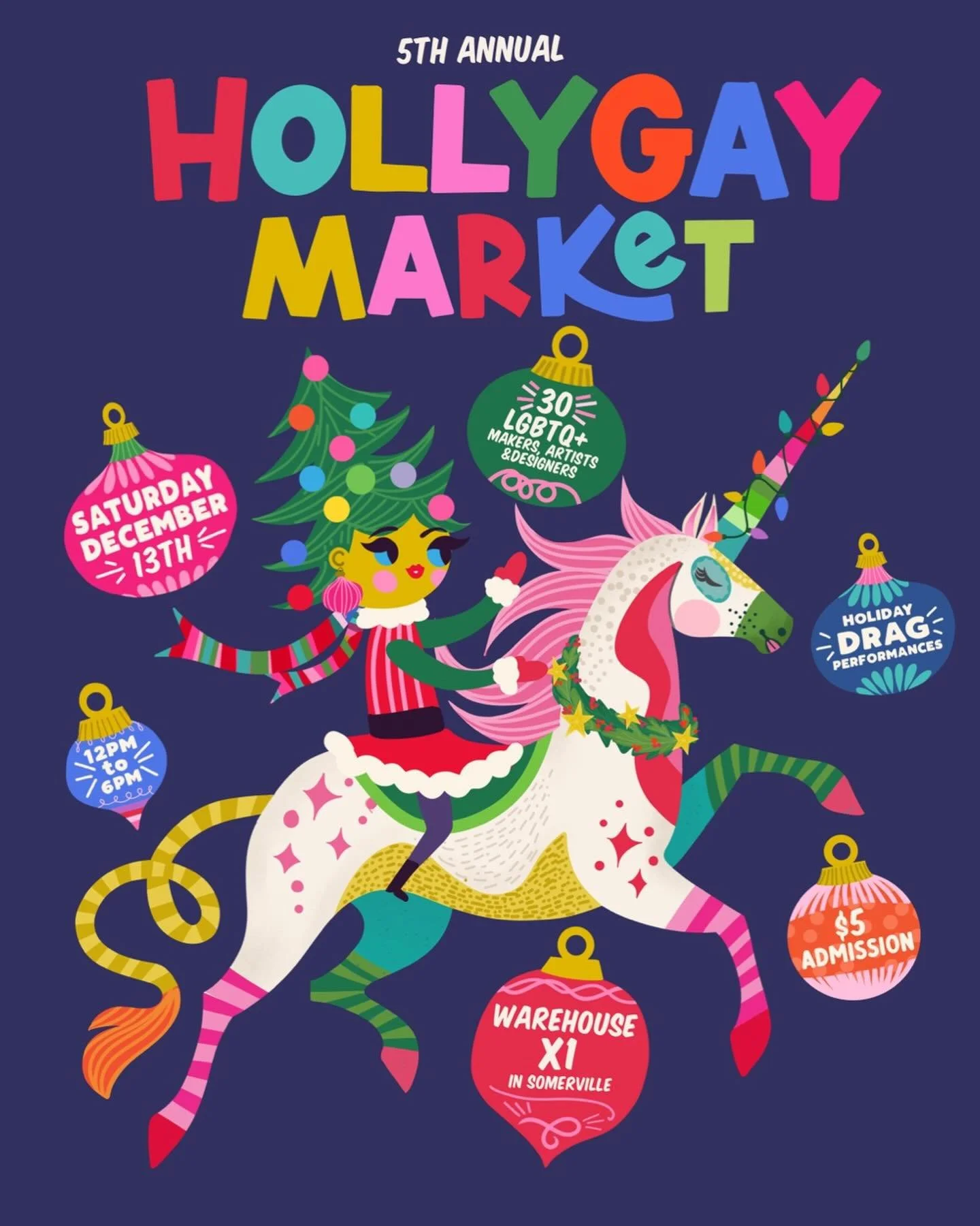 🌈✨ I&rsquo;m popping up at the 5th Annual HollyGay Market! 

Come catch Blaq Star Soaps this Saturday, December 13 at Warehouse XL in Somerville, MA for a festive day of queer joy, bold scents, and holiday sparkle!

🕛 12PM &ndash; 6PM
🎁 30+ LGBTQ+