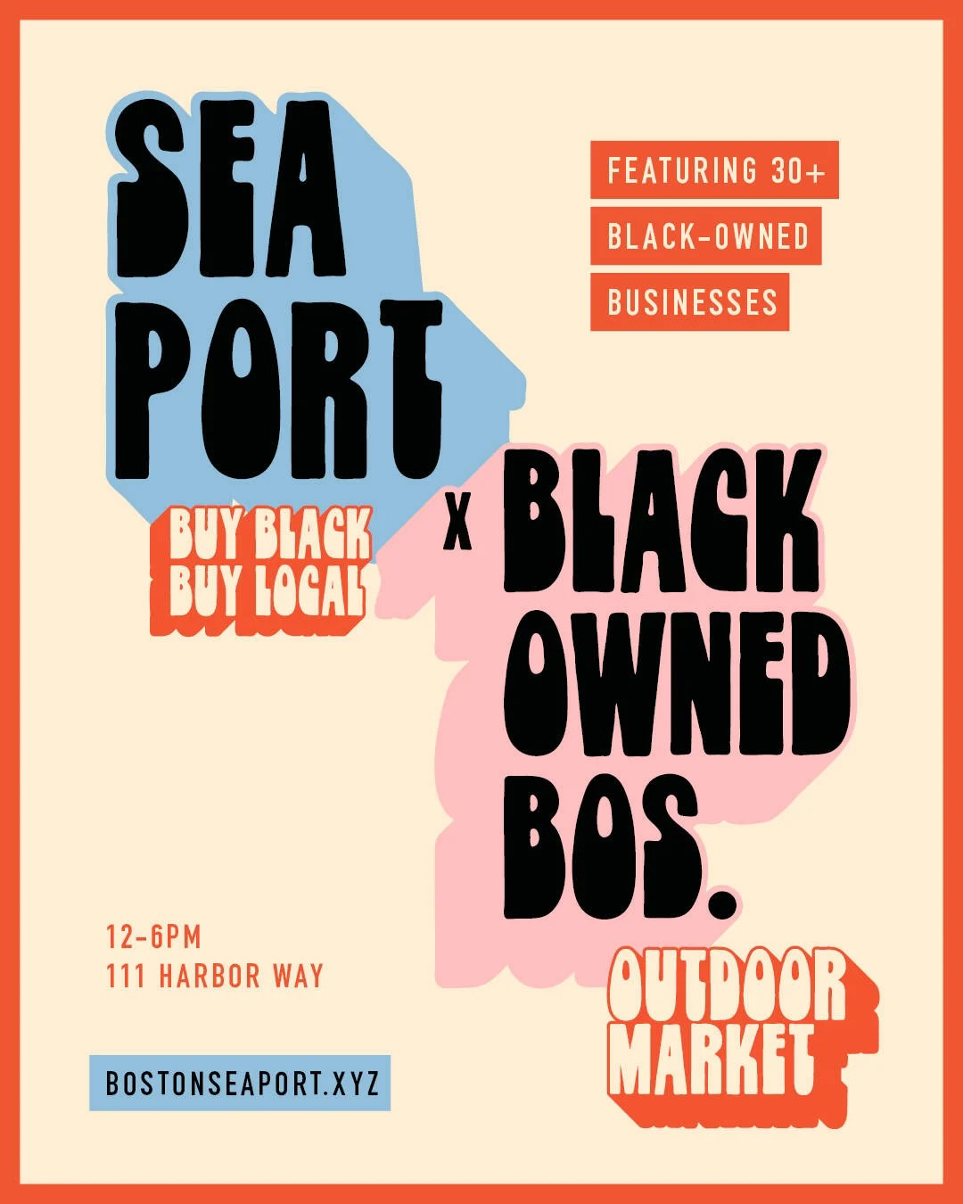 Black Owned Boston Pop-up  Seaport, Boston, MA