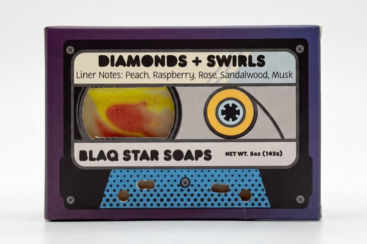 Diamonds + Swirls Soap