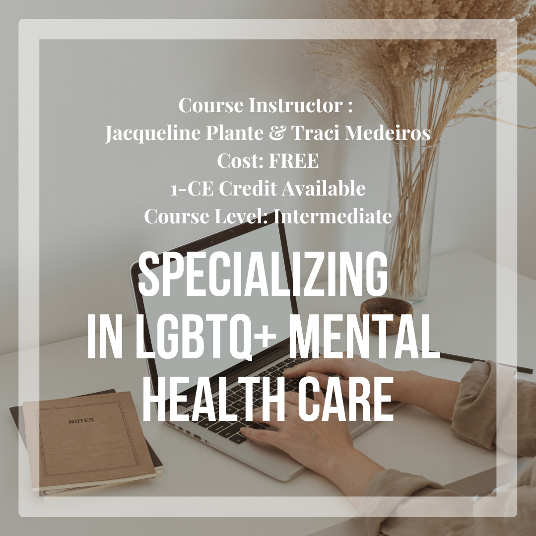 Specializing in LGBTQ+ Mental Health Care