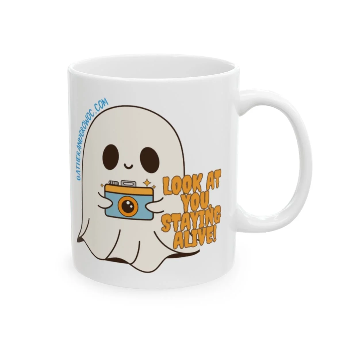 Look At You, Staying Alive Mug