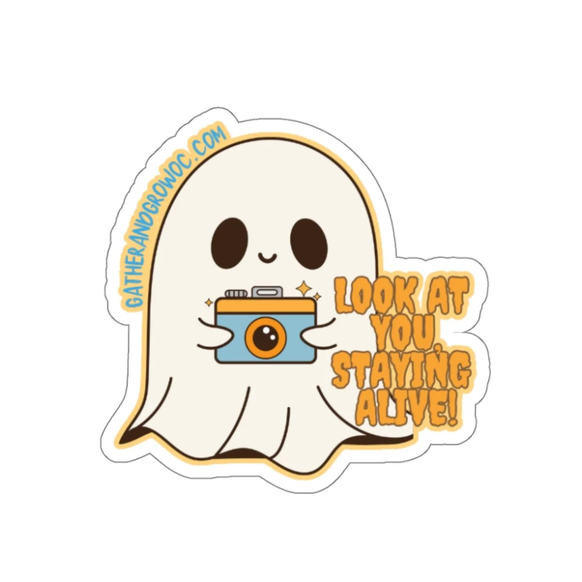 Look at You, Staying Alive! Vinyl Sticker