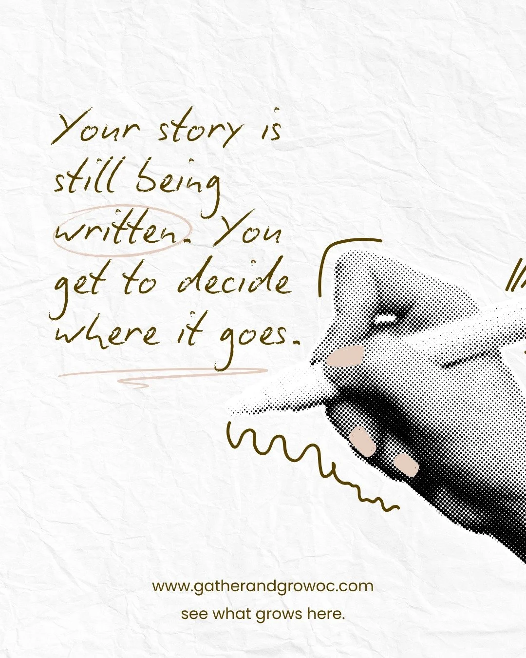 📖 Your story is still being written. You get to decide where it goes. ✨

Life isn't a finished book &ndash; it's a constant unfolding. Every day, you're the author of your own narrative, and you have the power to shape the chapters ahead.

Maybe you