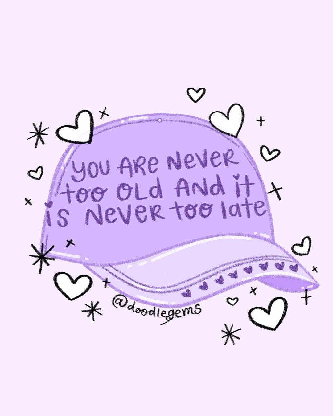 It's never too late. ❤️ 

Artist Credit: @doodlegems

#GatherandGrowOC #GGOC #therapist #mentalhealthmatters