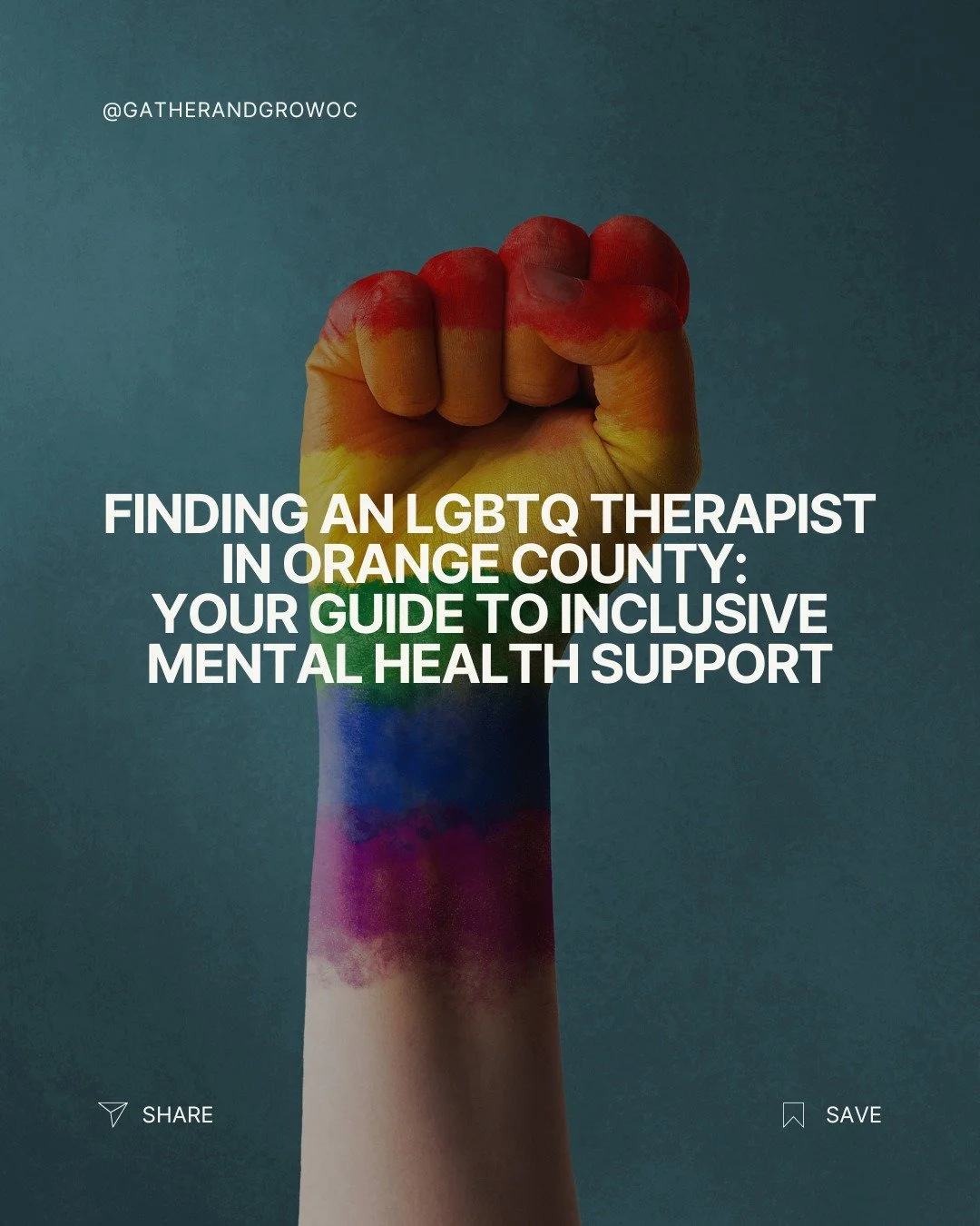 We understand the anxiety of not only finding a therapist, but finding an LGBTQ provider here in Orange County. 

We wrote a guide to help you navigate the process and also invite you to reach out to us to see one of our therapists!! 🏳️&zwj;🌈 🏳️&z