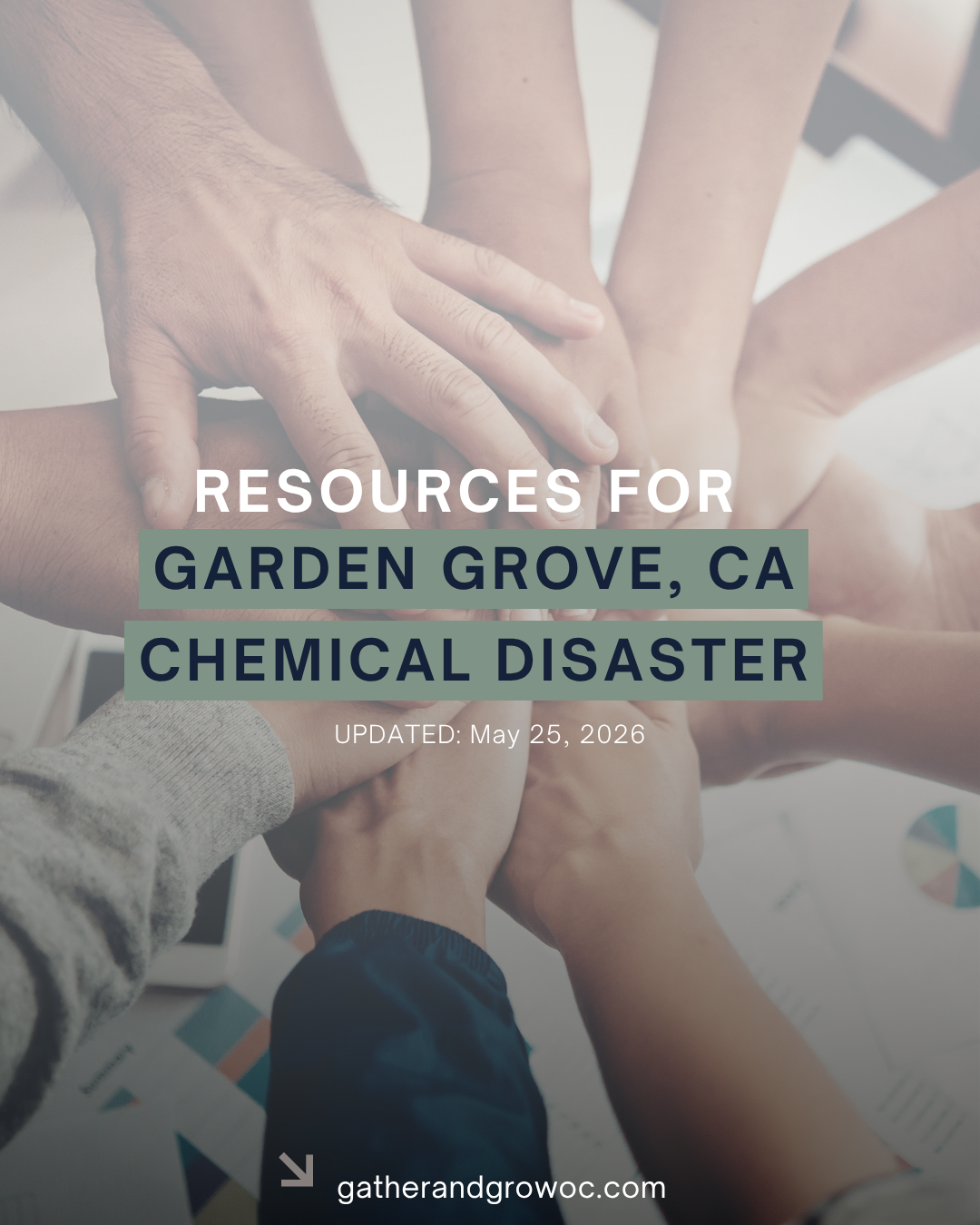 Resources for Garden Grove, CA, Chemical Disaster