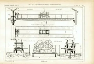 Bridge crane drawing